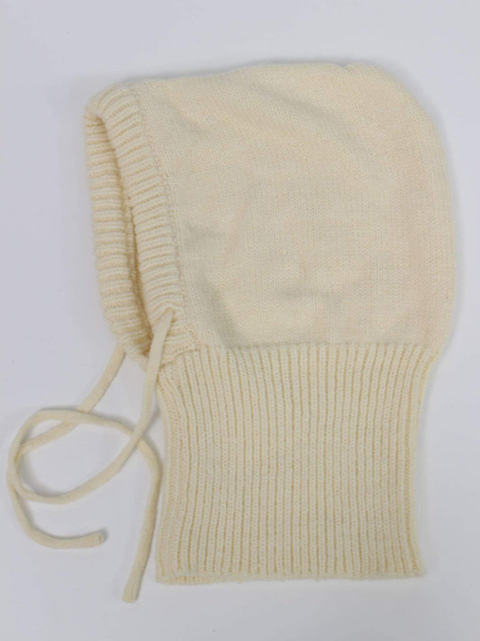 ニットキャップ/ビーニー/帽子/アイボリー