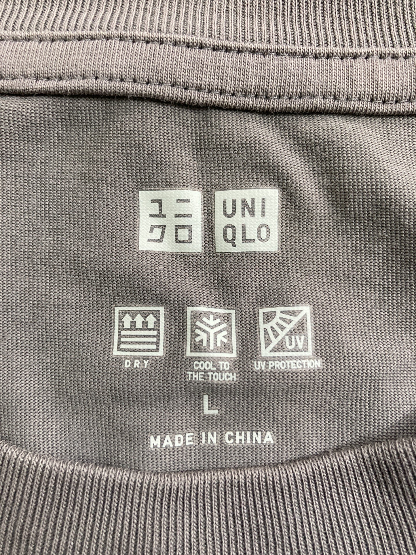 UNIQLO/ユニクロ/Tシャツ/カットソー/トップス/グレー/L