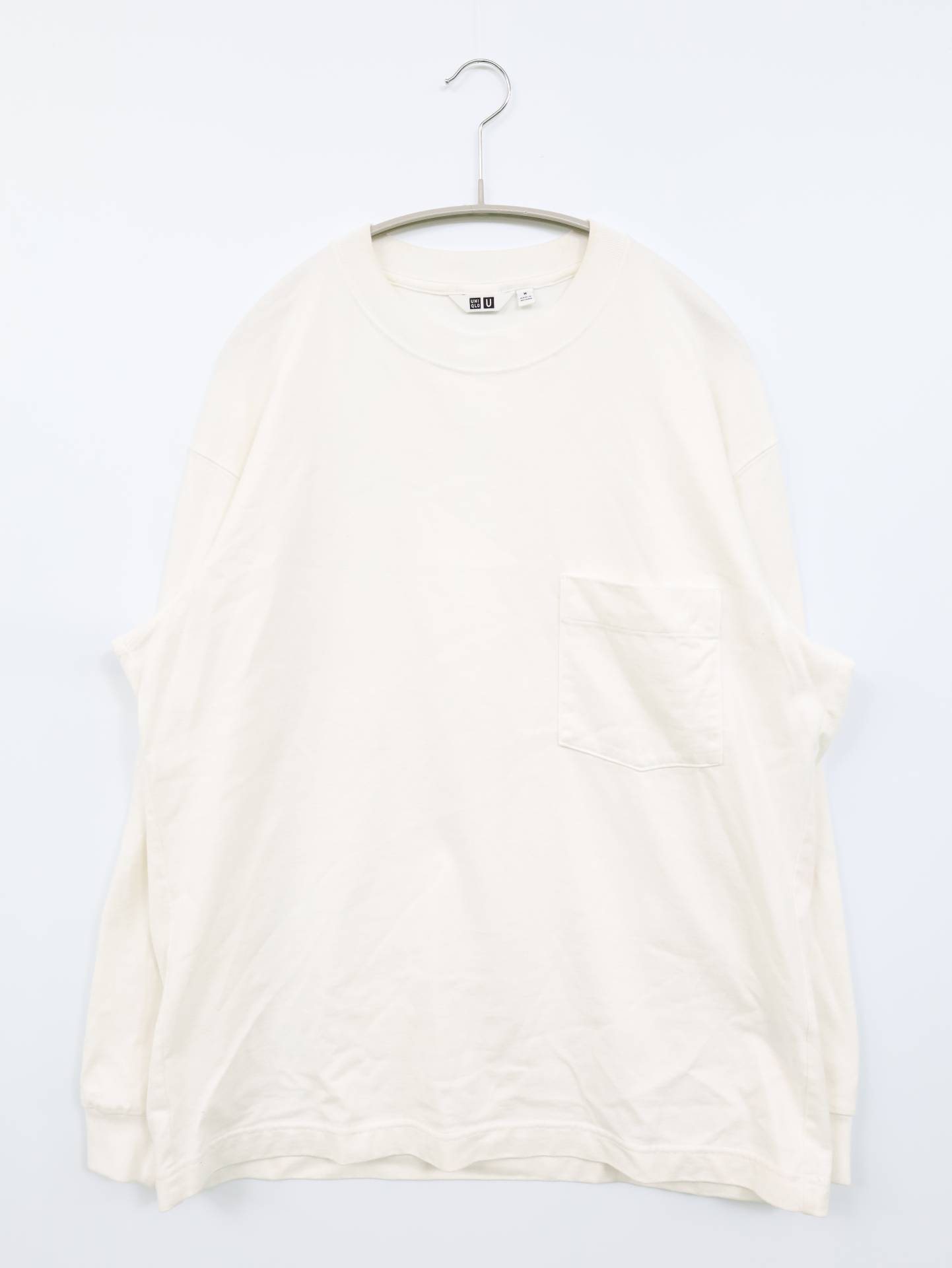 UNIQLO/ユニクロ/Tシャツ/カットソー/トップス/ホワイト/M