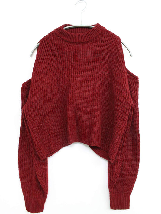 ニット/セーター/トップス/レッド/M