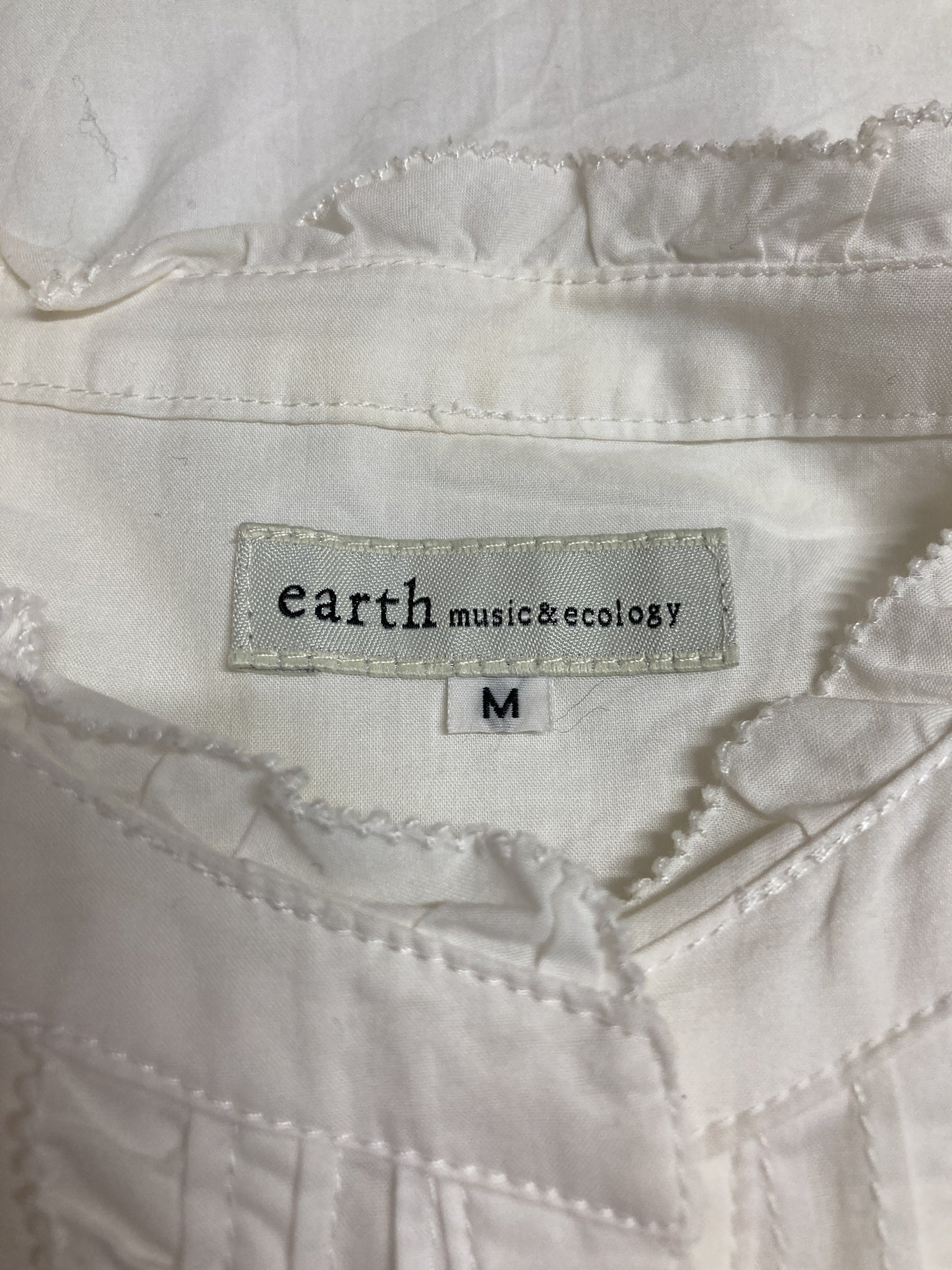 earth music&ecology/アースミュージックアンドエコロジー/シャツ/ブラウス/トップス/ホワイト/M