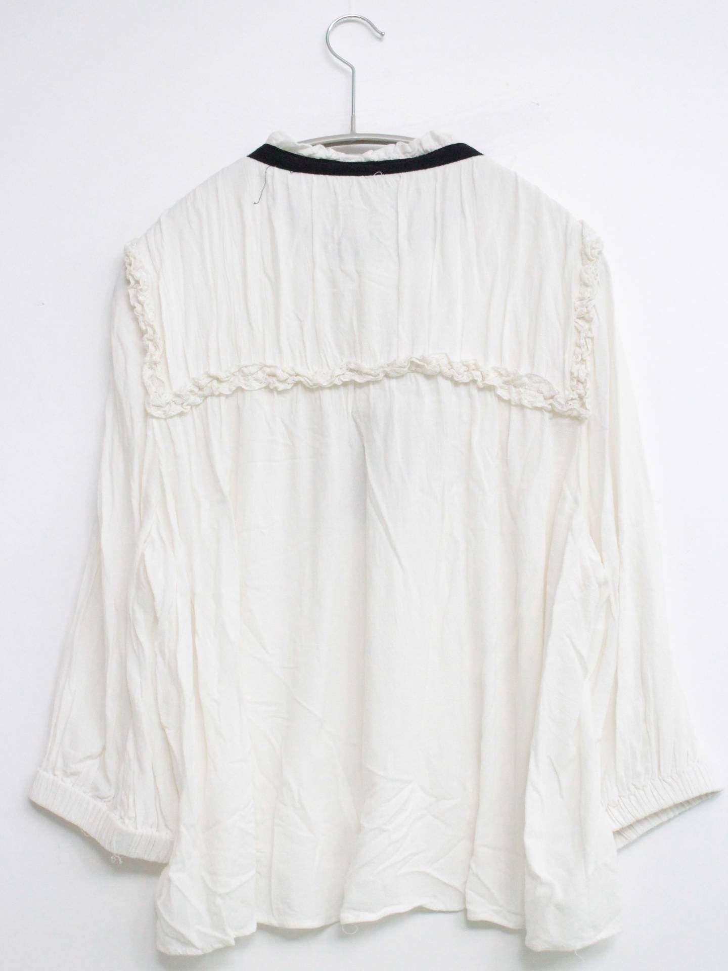 ZARA/ザラ/シャツ/ブラウス/トップス/ホワイト/L