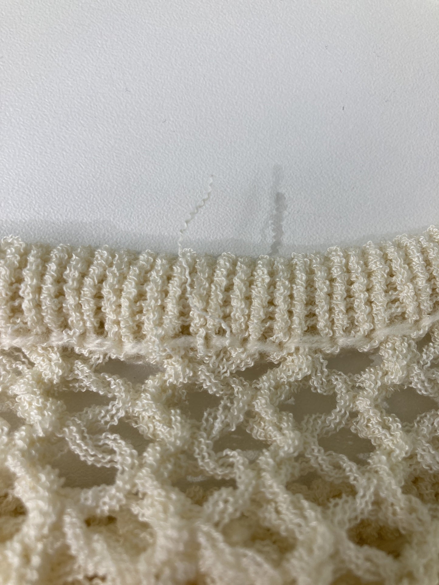 ニット/セーター/トップス/アイボリー/M