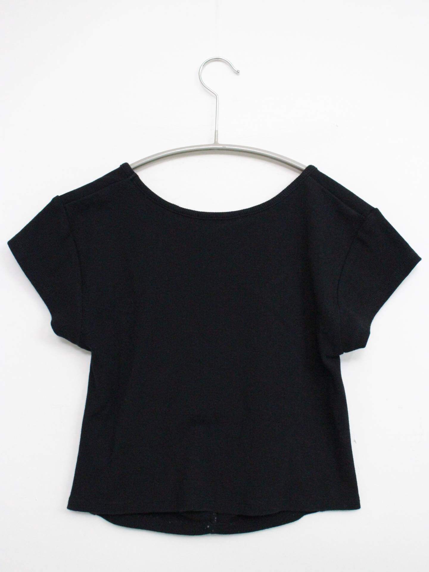 SLY/スライ/Tシャツ/カットソー/トップス/ブラック/1