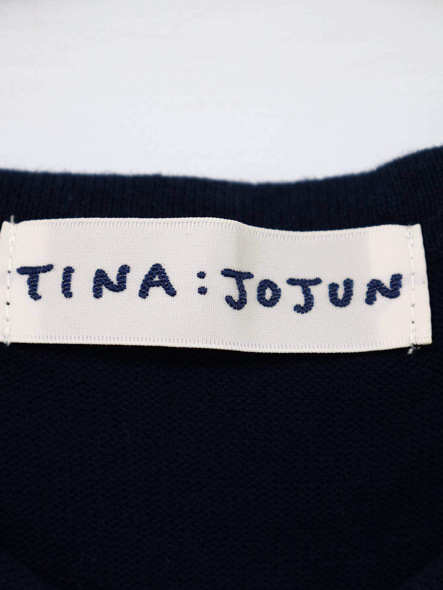 TINA:JOJUN/ノースリーブ/トップス/ネイビー/M