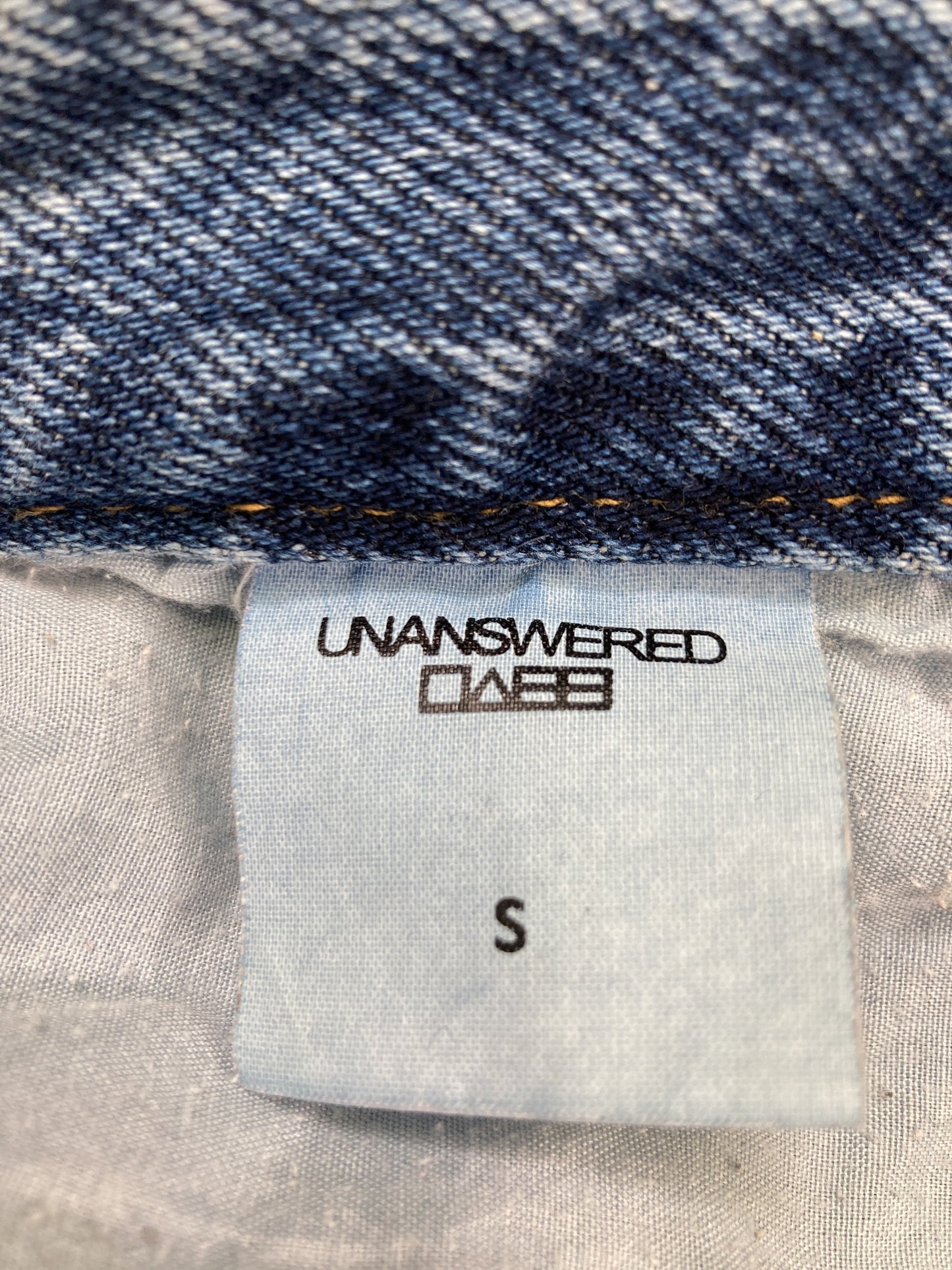 UNANSWERED/デニムパンツ/パンツ/ネイビー/S