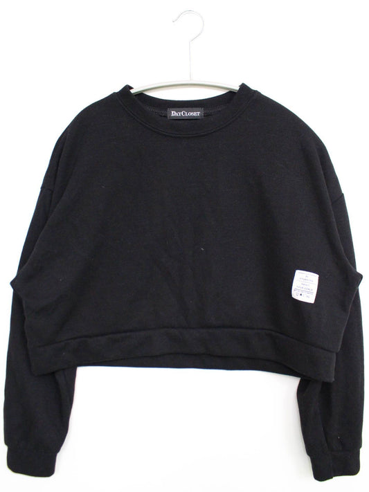 DAY CLOSET/スウェット/トップス/ブラック