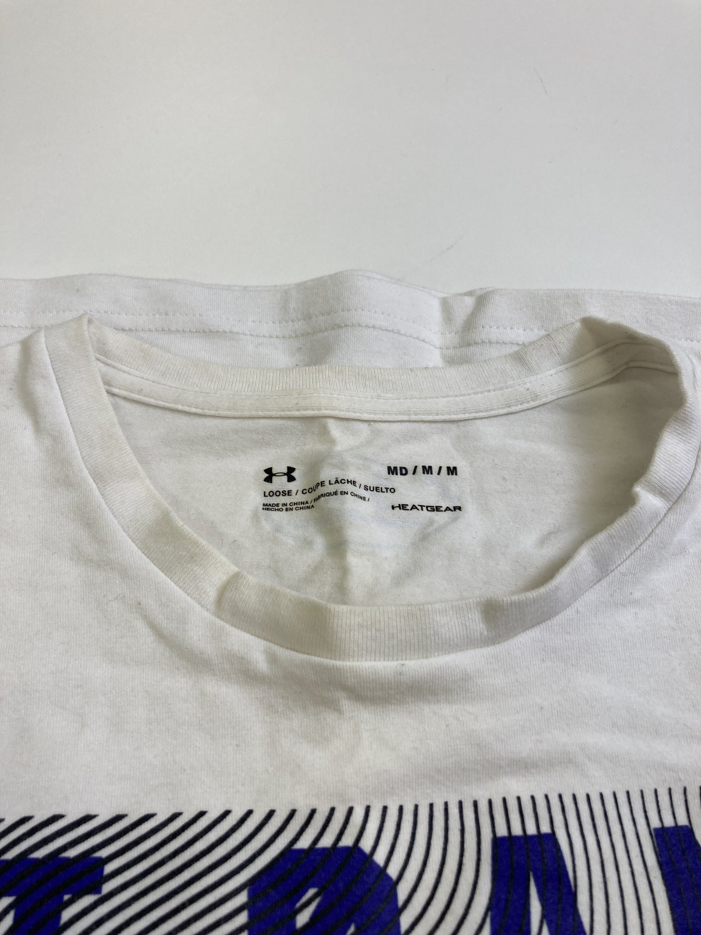 UNDER ARMOUR/アンダーアーマー/Tシャツ/カットソー/トップス/ホワイト/M