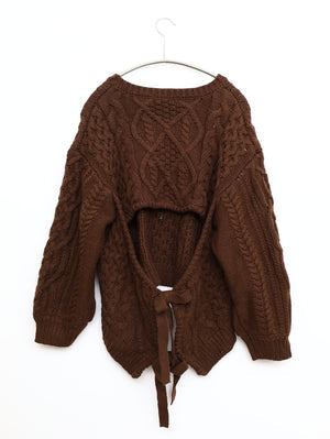 MERCURYDUO/マーキュリーデュオ/ニット/セーター/トップス/ブラウン/F