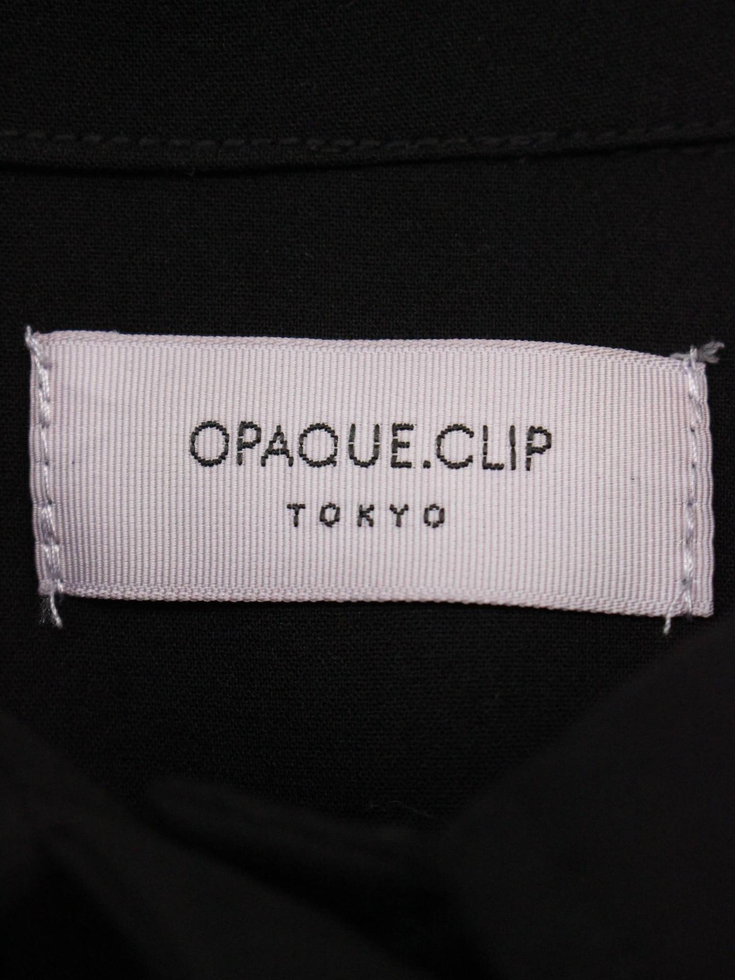 OPAQUE.CLIP/オペークドットクリップ/シャツ/ブラウス/トップス/ブラック/40/L
