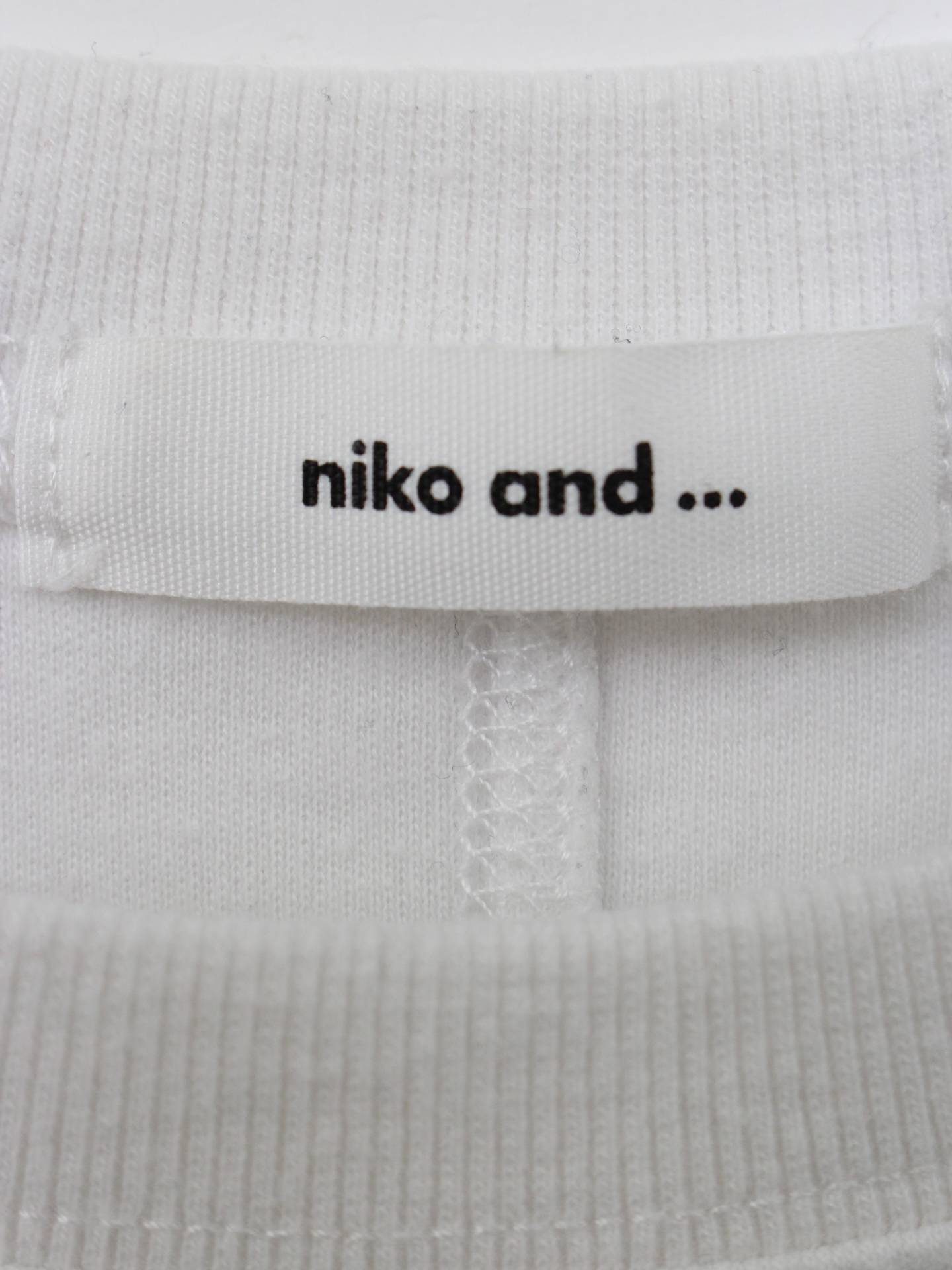 niko and .../ニコアンド/Tシャツ/カットソー/トップス/ホワイト/M