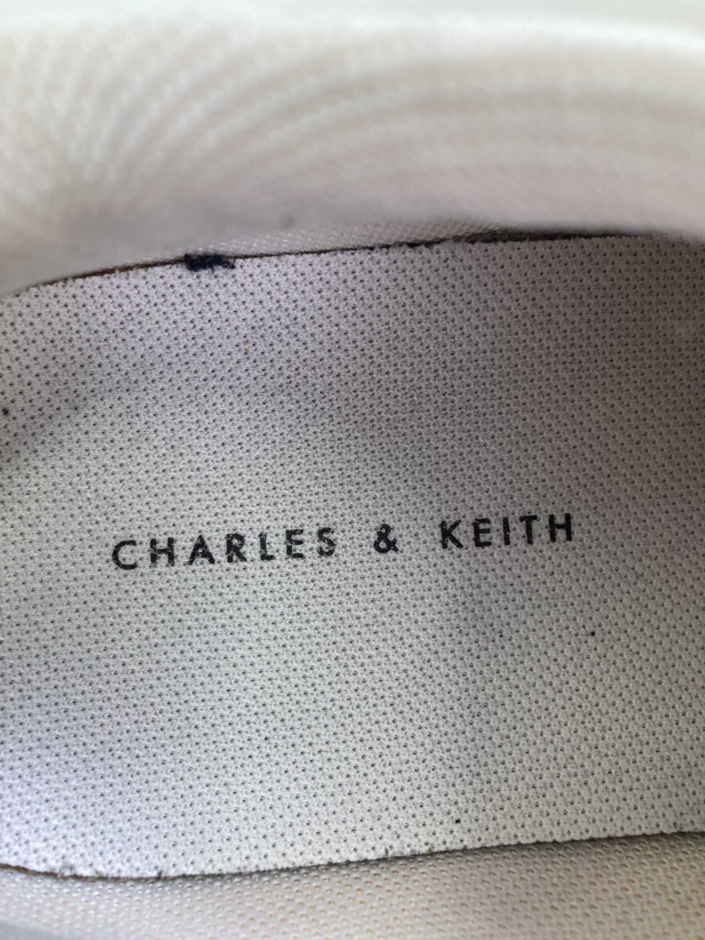 CHARLES&KEITH/スニーカー/シューズ/ホワイト/37