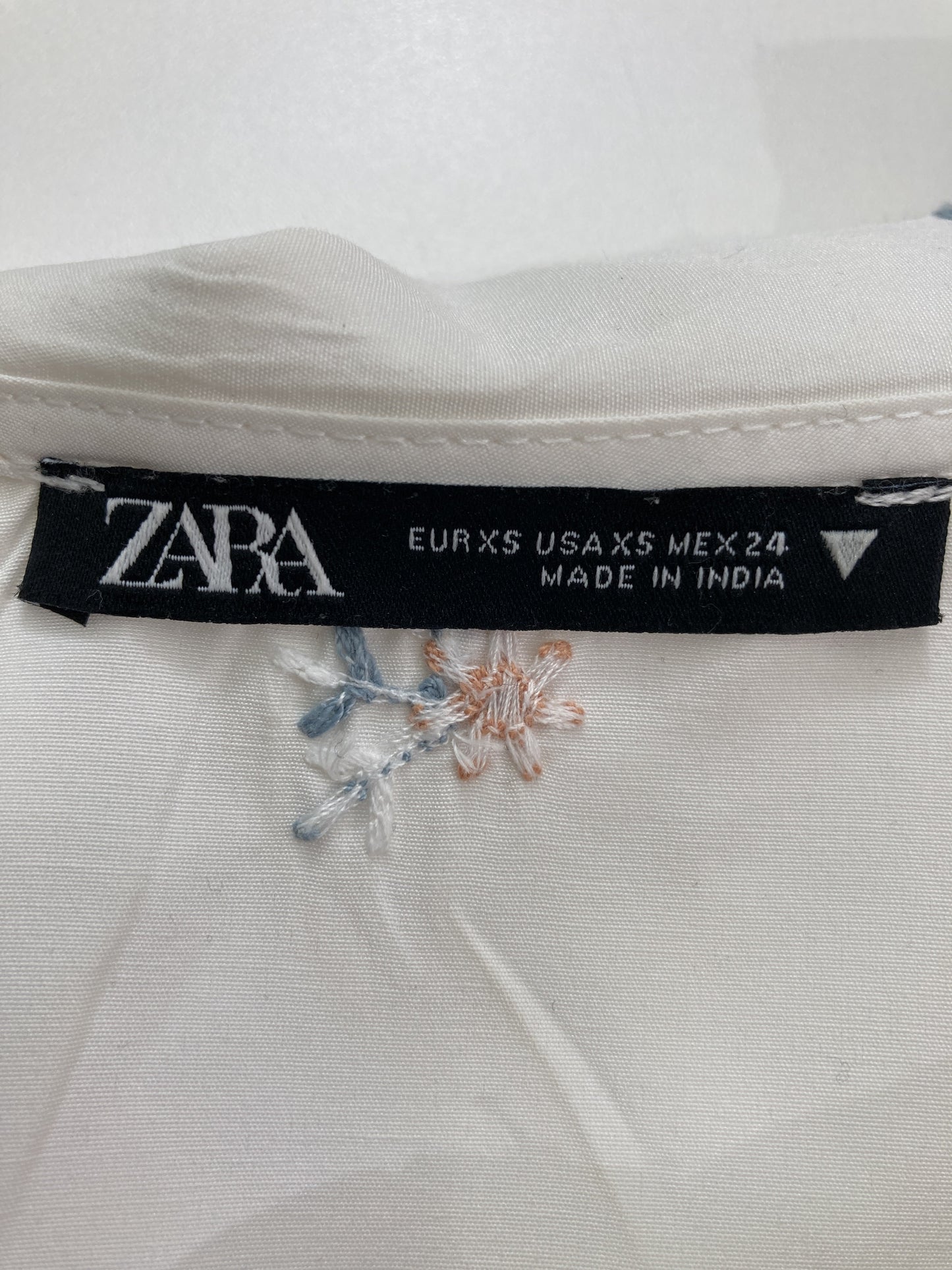 ZARA/ザラ/シャツ/ブラウス/トップス/ホワイト/XS