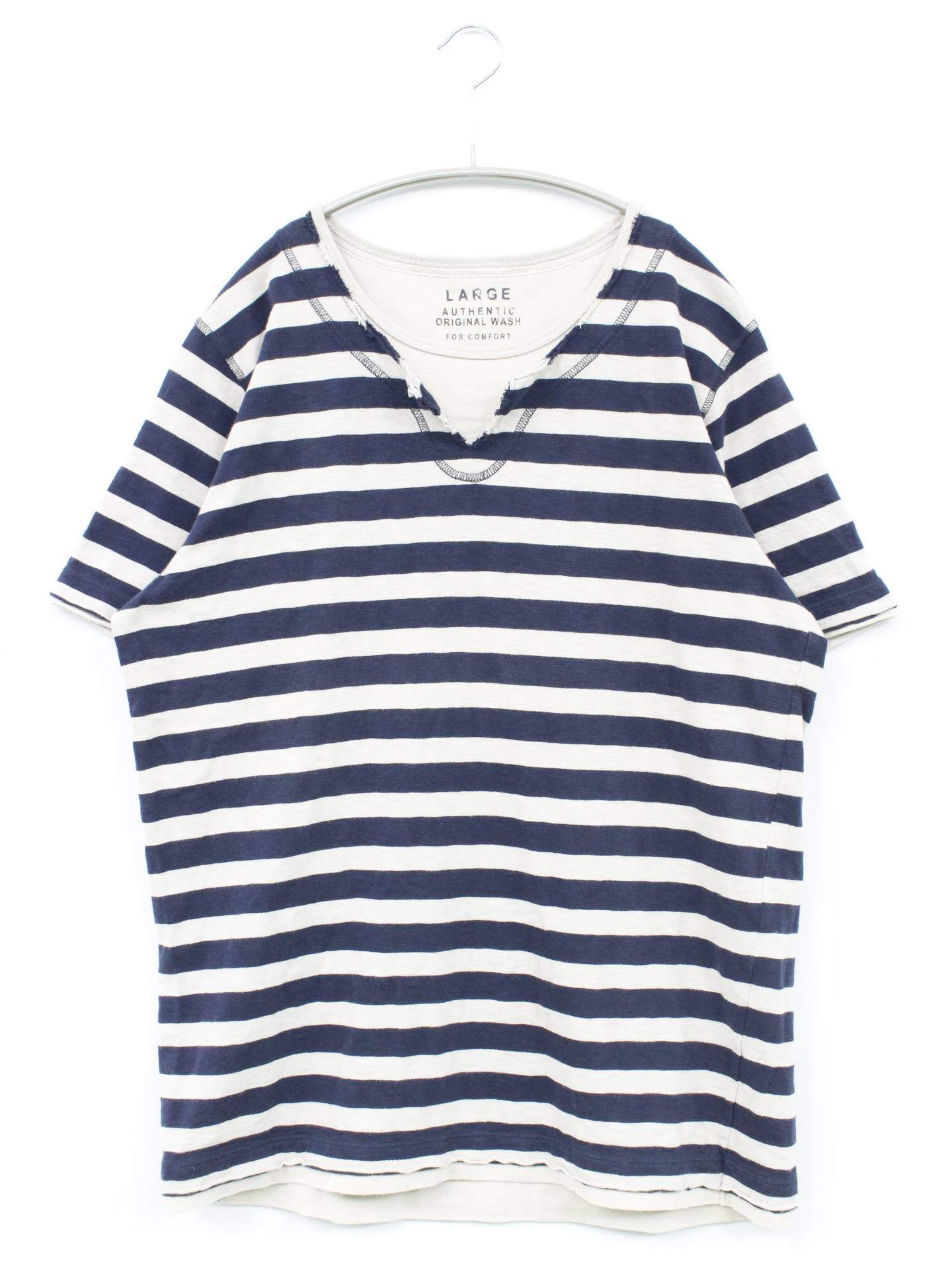UNIQLO/Tシャツ/カットソー/トップス/ネイビー/L