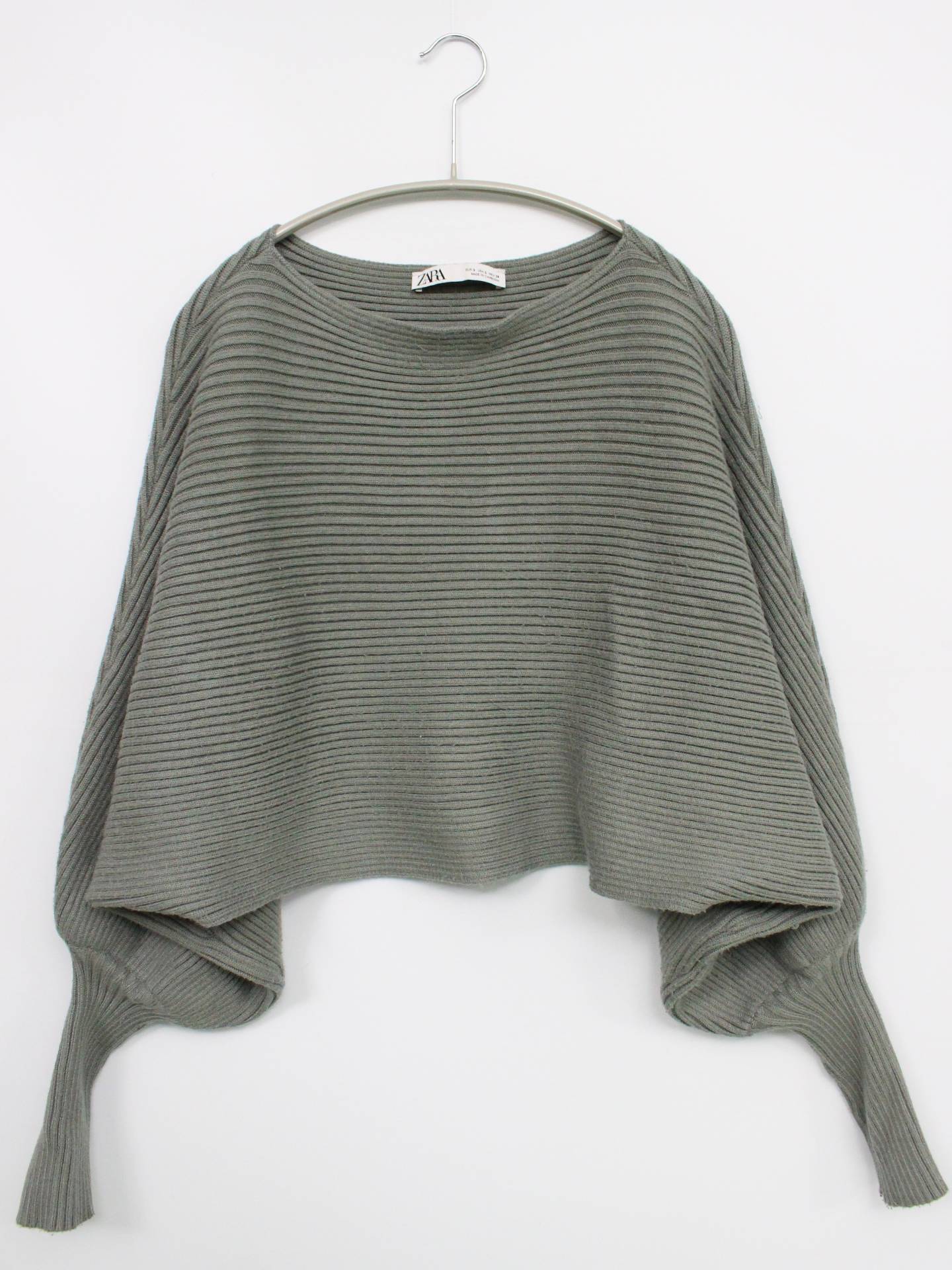 ZARA/ザラ/ニット/セーター/トップス/グレー/S