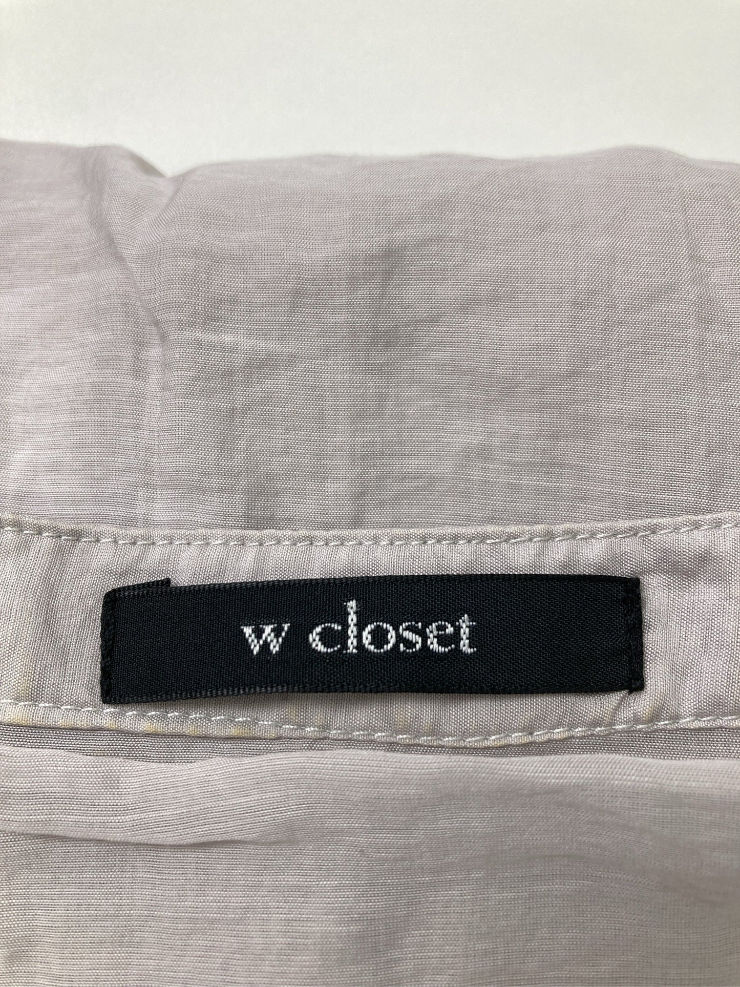 w closet/ダブルクローゼット/シャツ/ブラウス/トップス/グレー/F