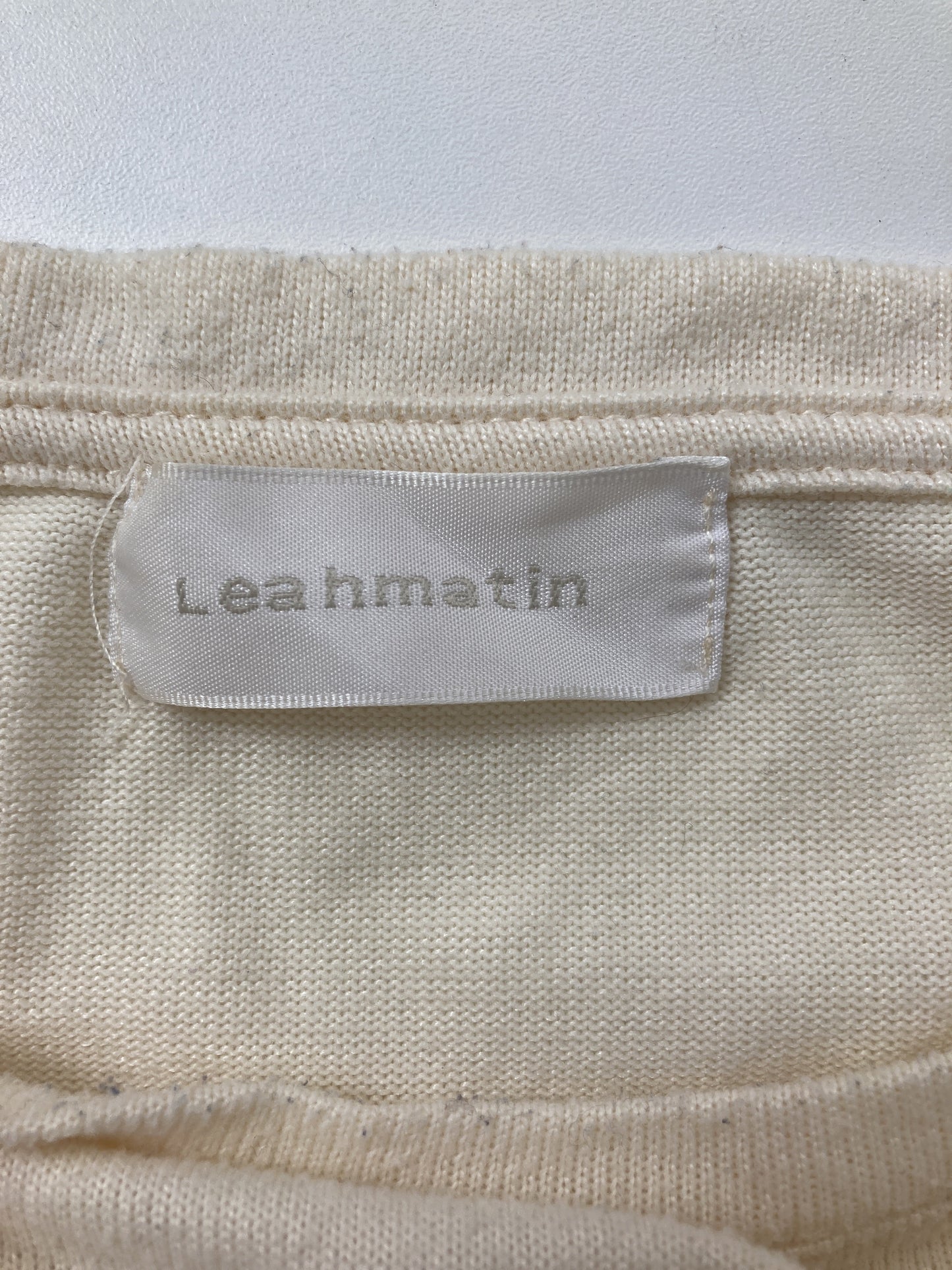 Leahmatin/スウェット/トップス/アイボリー/M