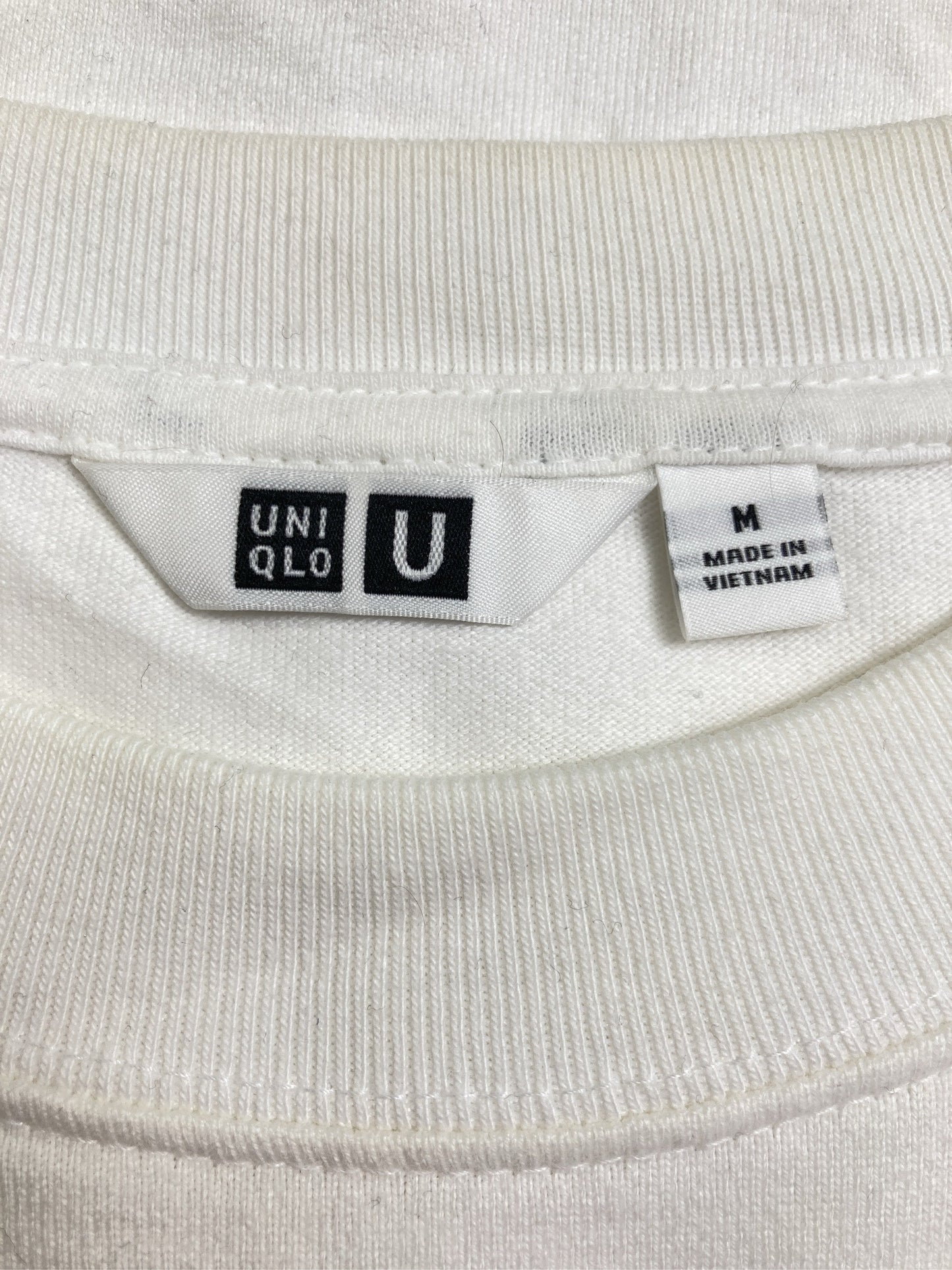 UNIQLO U/ユニクロユー/Tシャツ/カットソー/トップス/ホワイト/M