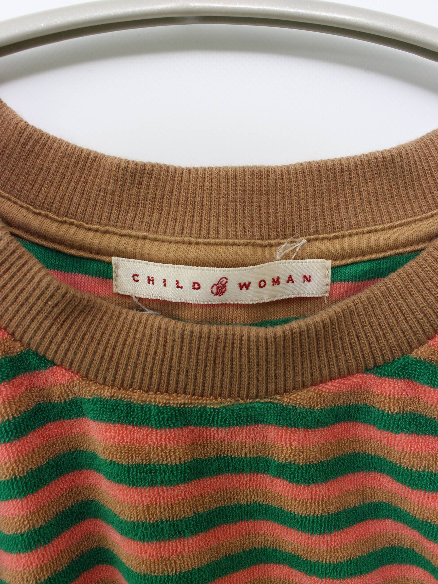 CHILD WOMAN/Tシャツ/カットソー/トップス/ブラウン/F