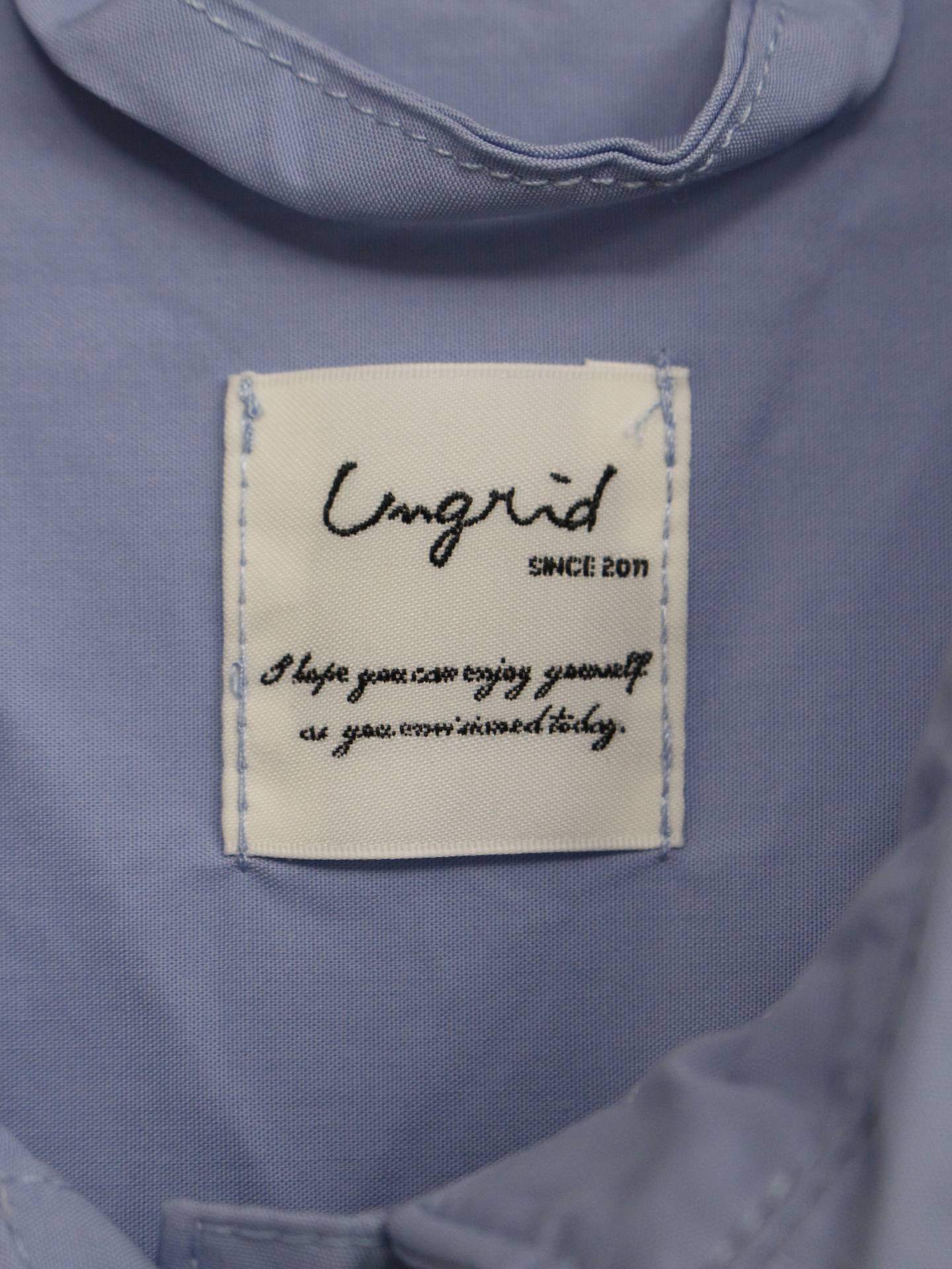 Ungrid/アングリッド/シャツ/ブラウス/トップス/スカイブルー/F