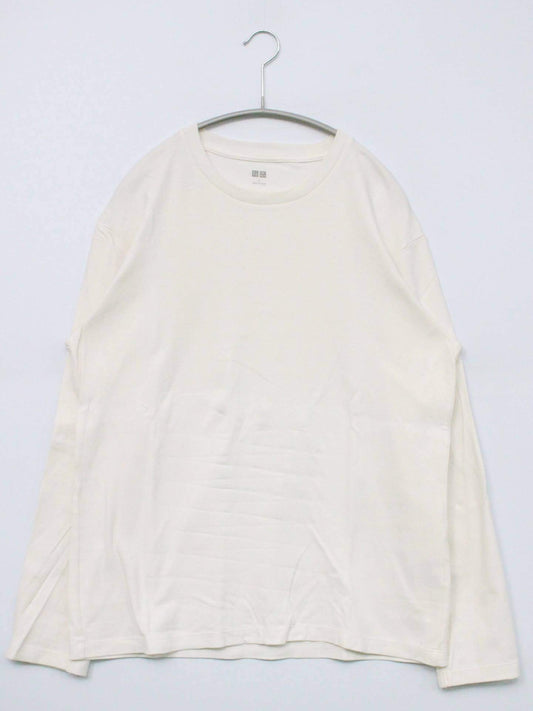 UNIQLO/ユニクロ/Tシャツ/カットソー/トップス/ホワイト/L