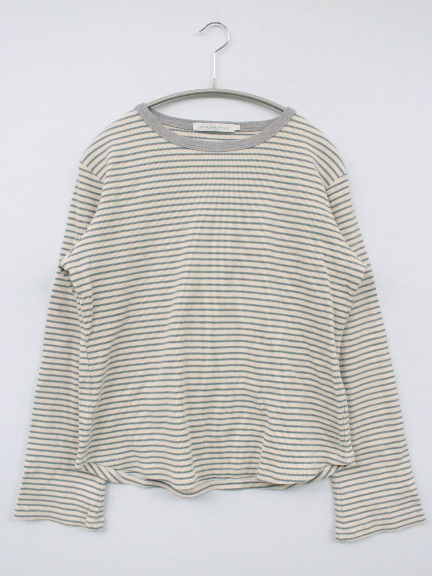 AMERICAN HOLIC/アメリカンホリック/Tシャツ/カットソー/トップス/アイボリー/L