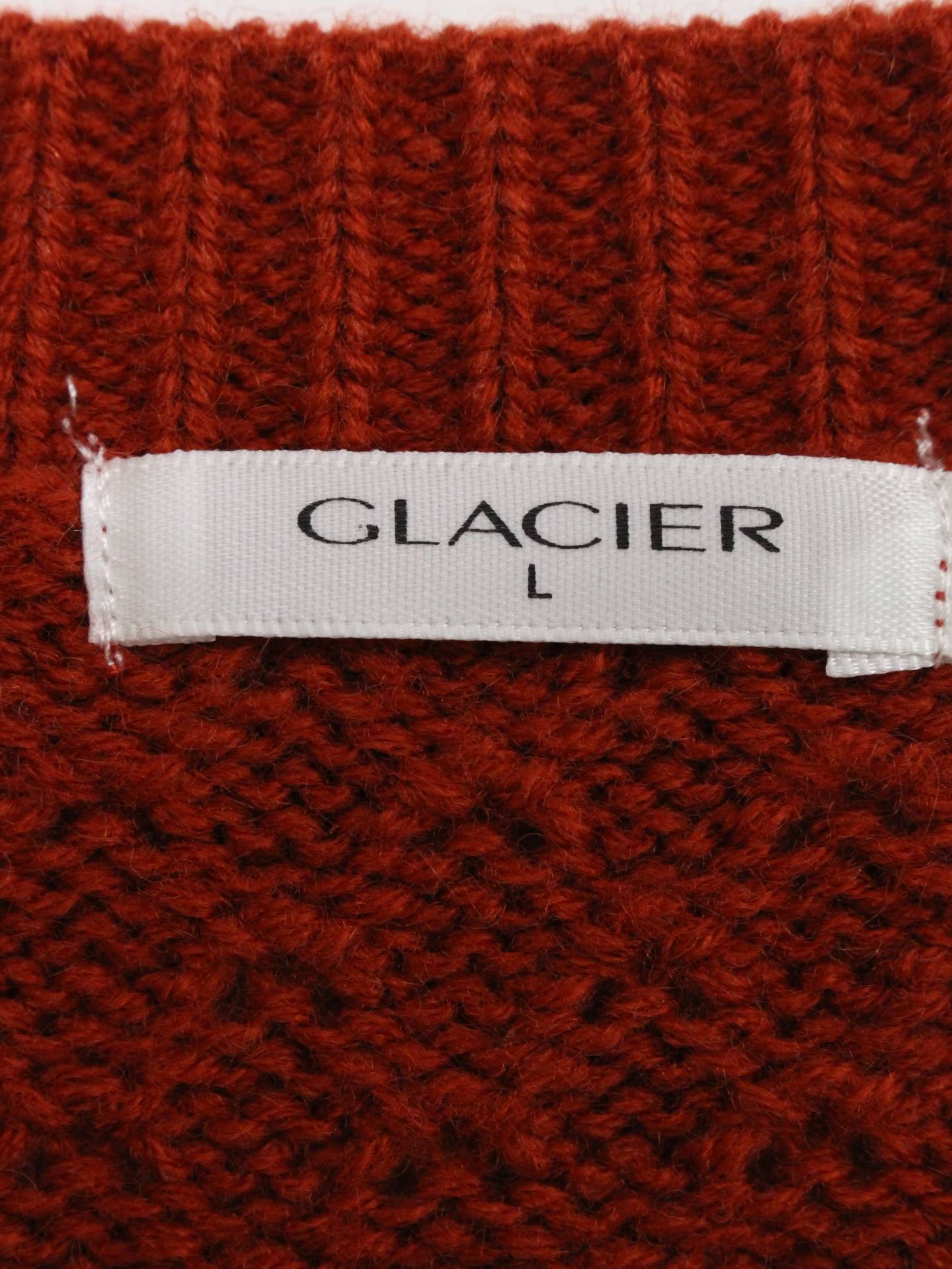 GLACIER/カーディガン/ボレロ/トップス/レッド/L