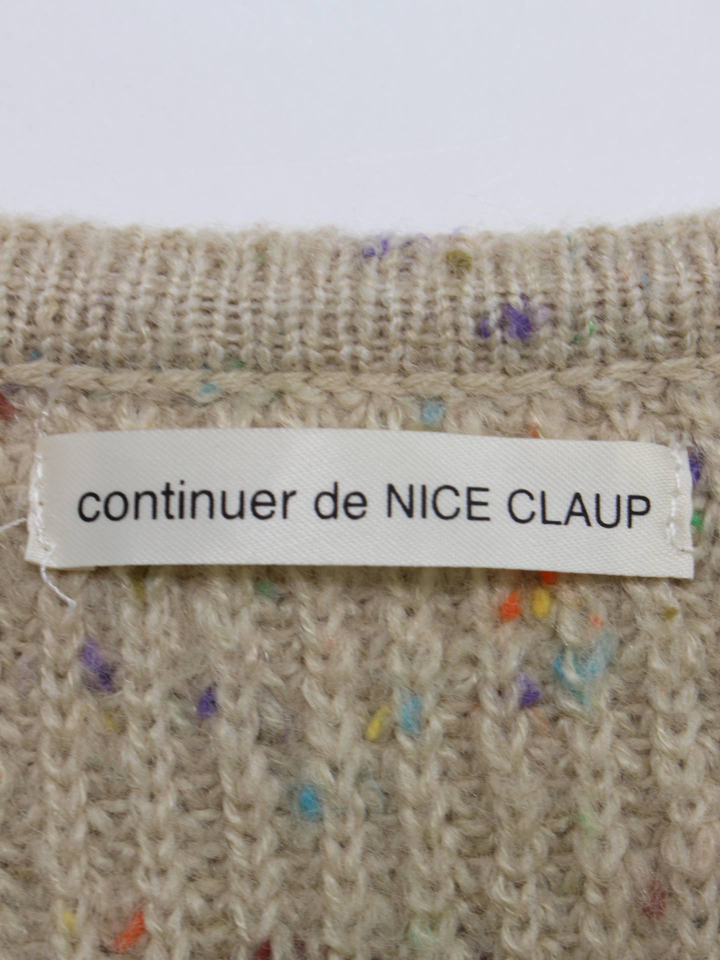 NICE CLAUP/ナイスクラップ/カーディガン/ボレロ/トップス/ベージュ