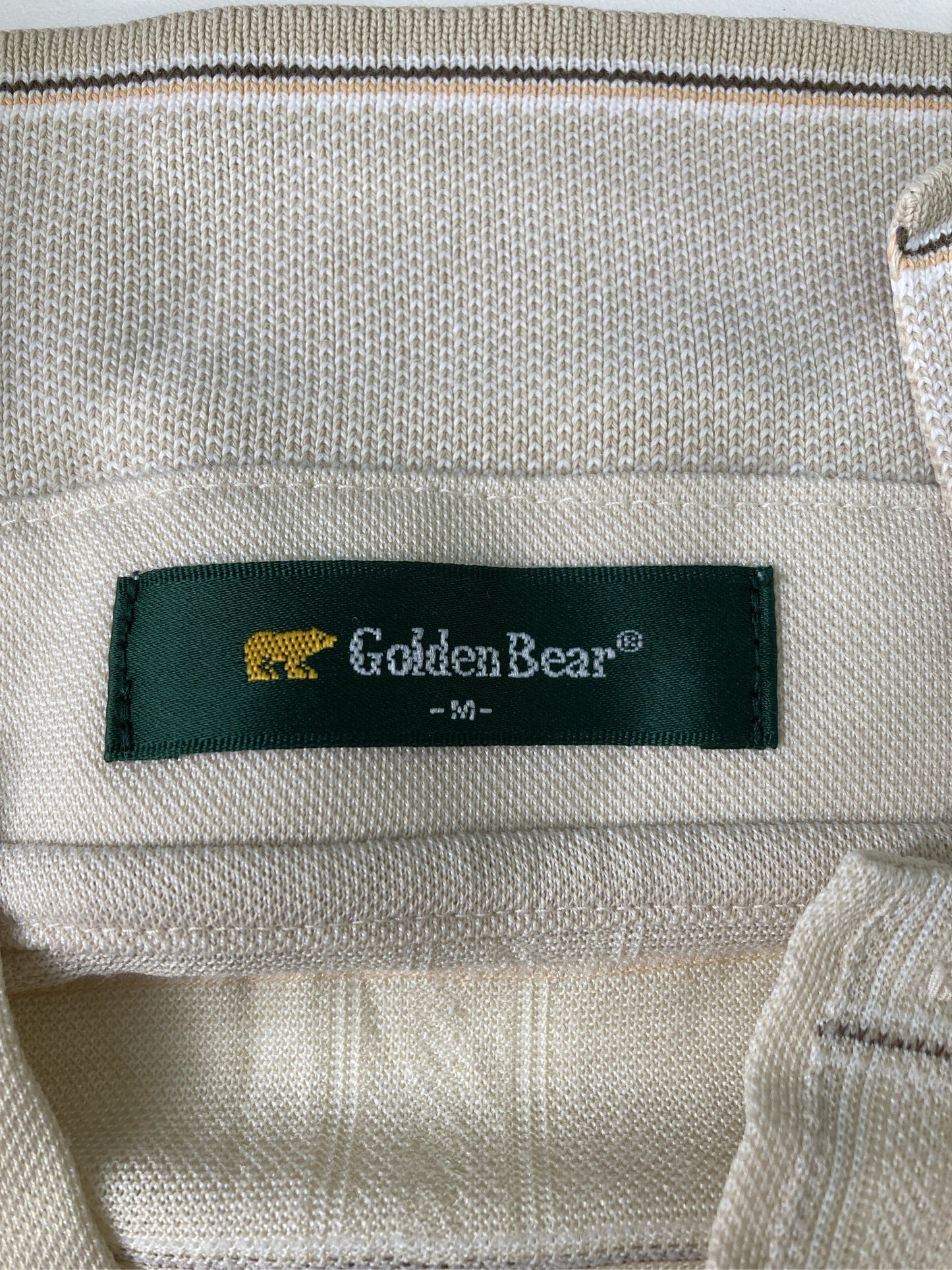 Golden Bear/ゴールデンベア/ポロシャツ/トップス/ベージュ/M