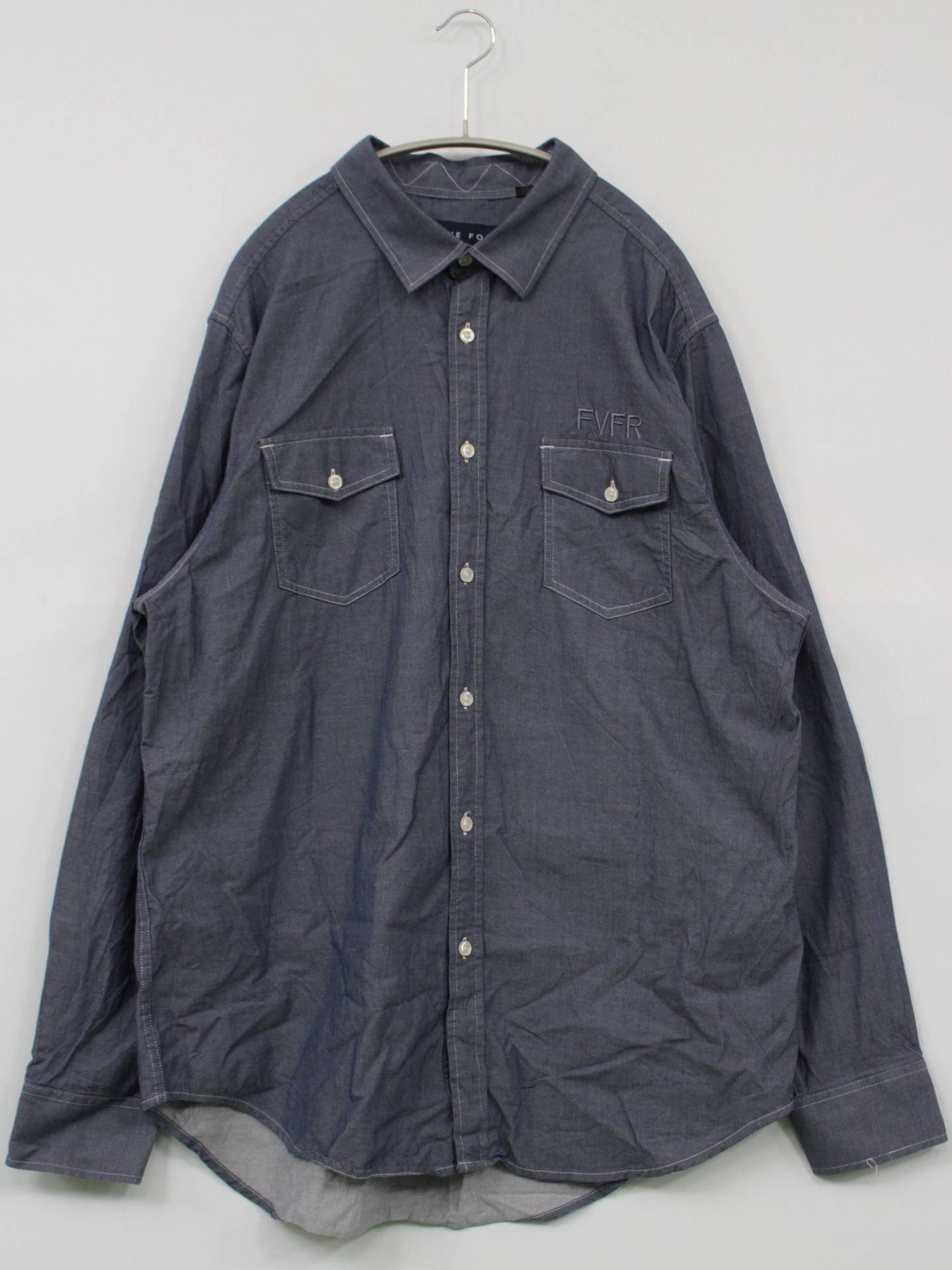 FIVE FOUR/シャツ/ブラウス/トップス/グレー/XL
