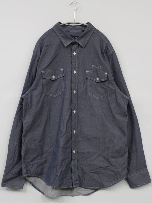 FIVE FOUR/シャツ/ブラウス/トップス/グレー/XL