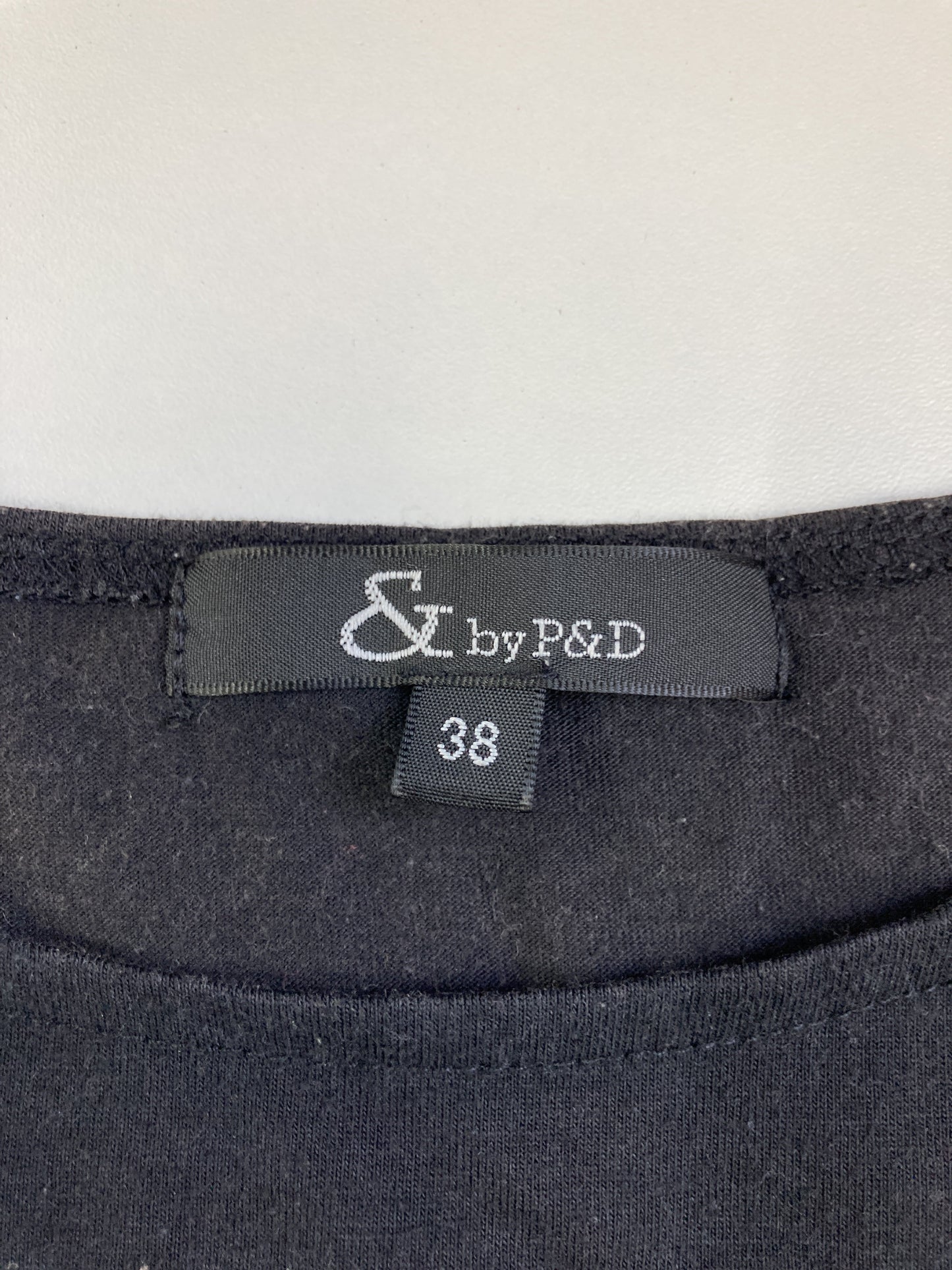 &byP&D/Tシャツ/カットソー/トップス/ブラック/38