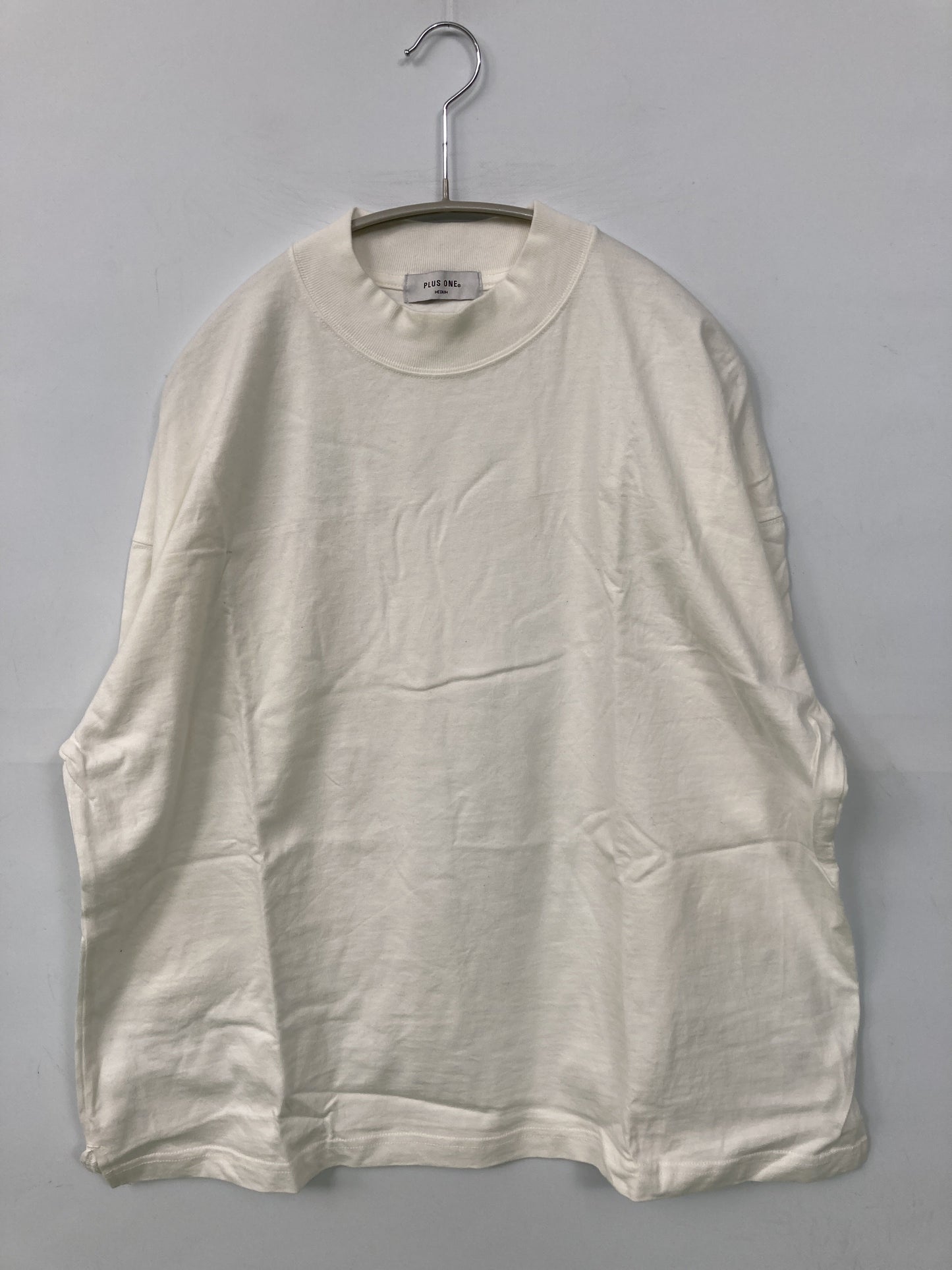 PLUS ONE/プラスワン/Tシャツ/カットソー/トップス/ホワイト/MEDIUM