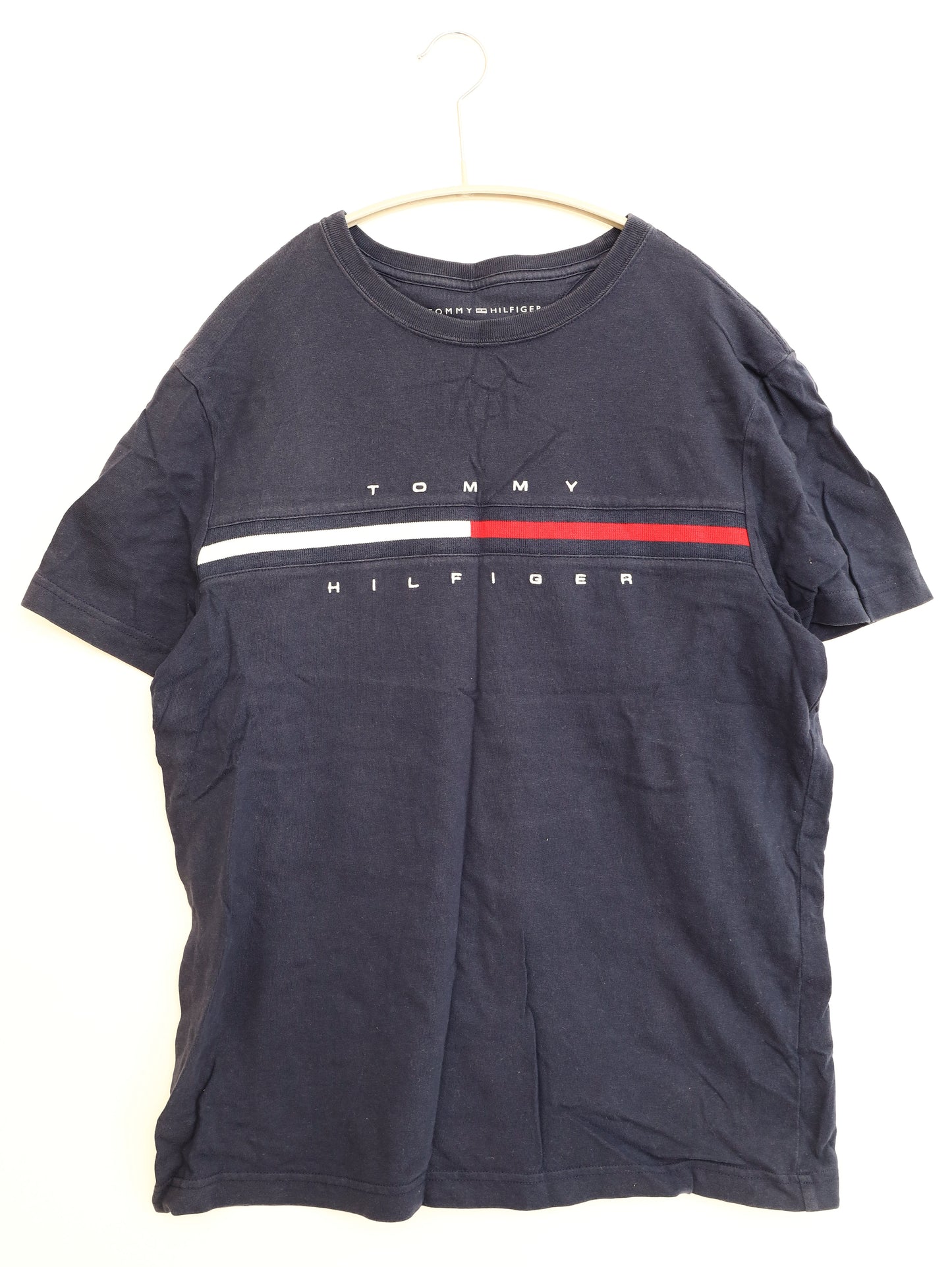 TOMMY HILFIGER/Tシャツ/カットソー/トップス/ネイビー/XS
