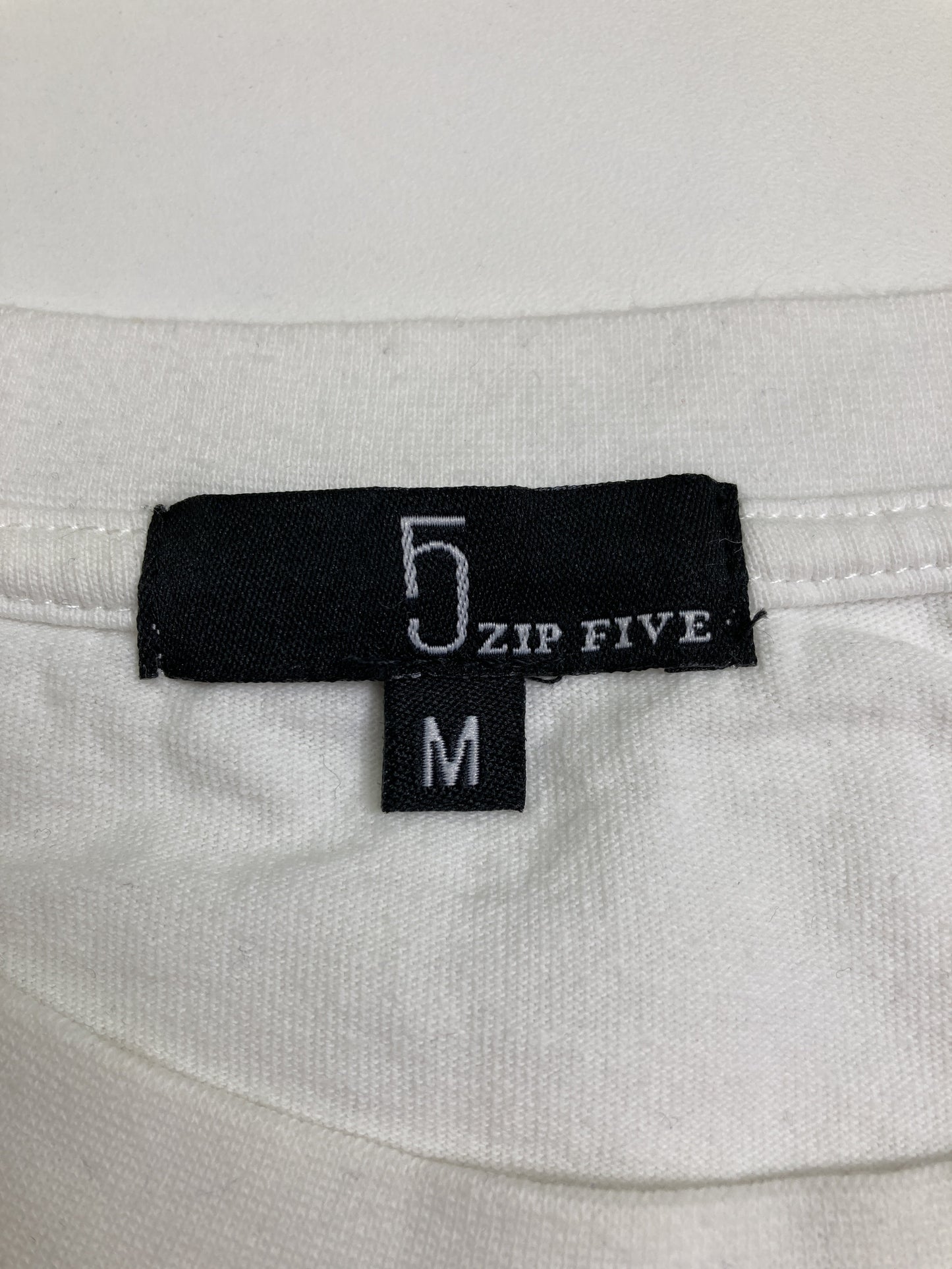 ZIP FIVE/ジップファイブ/Tシャツ/カットソー/トップス/ホワイト/M