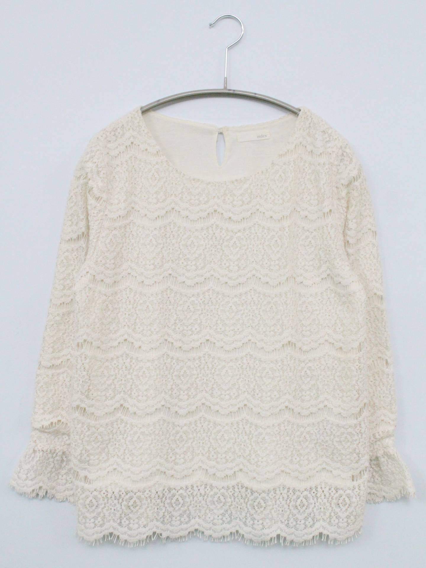 index/Tシャツ/カットソー/トップス/アイボリー/M