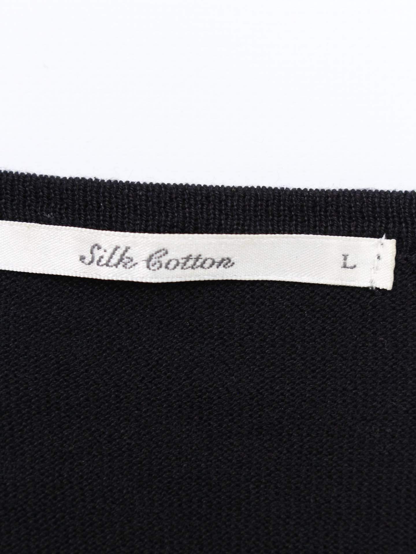 Silk Cotton/ワンピース/ワンピース/ドレス/ブラック/L