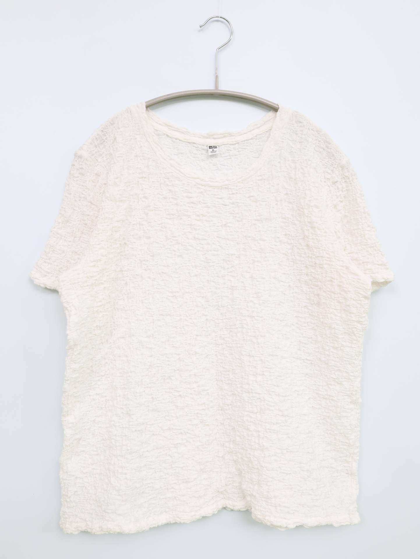 UNIQLO/ユニクロ/Tシャツ/カットソー/トップス/ホワイト/XL