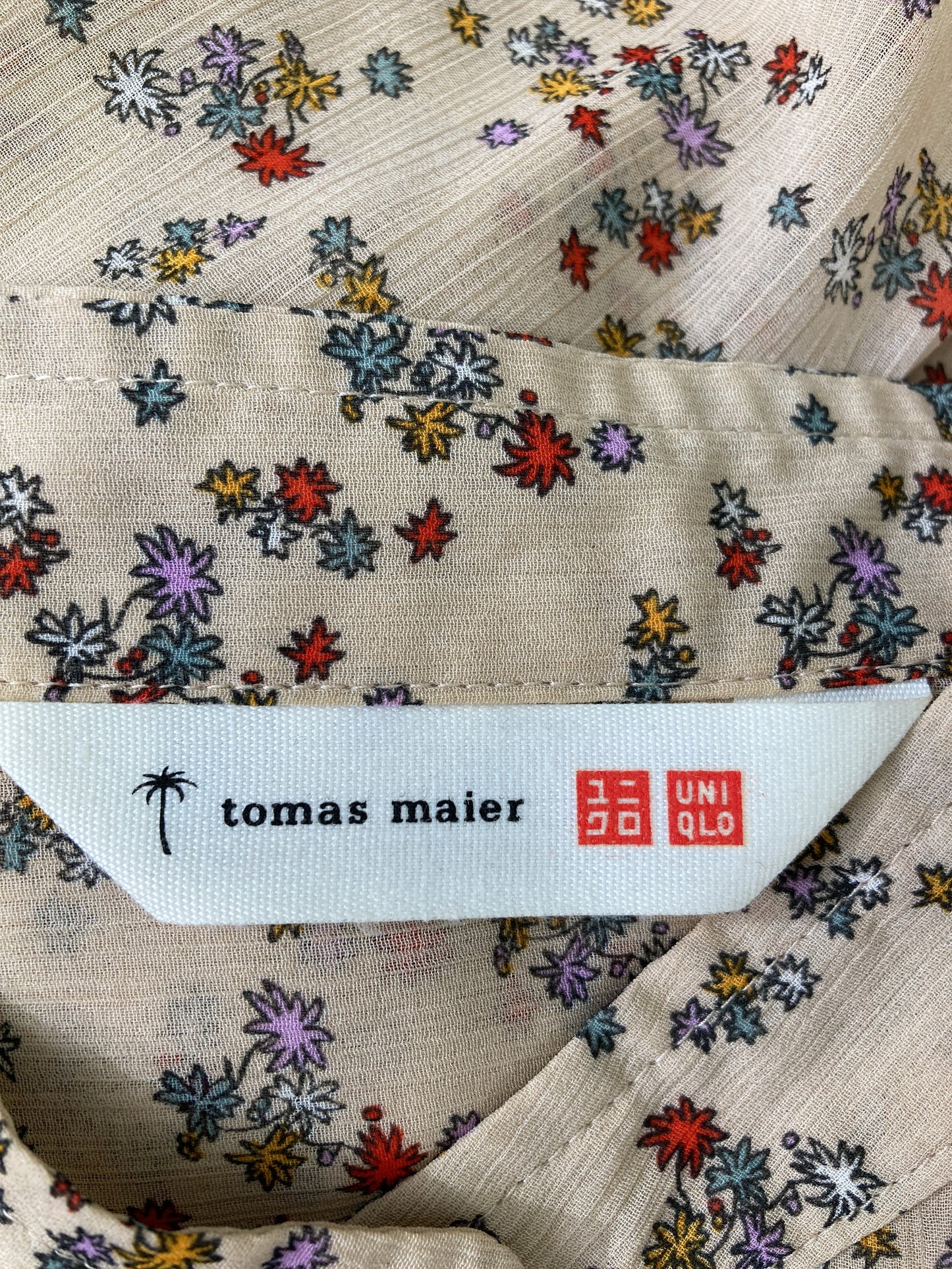 UNIQLO/ユニクロ/ワンピース/ワンピース/ドレス/ベージュ/M