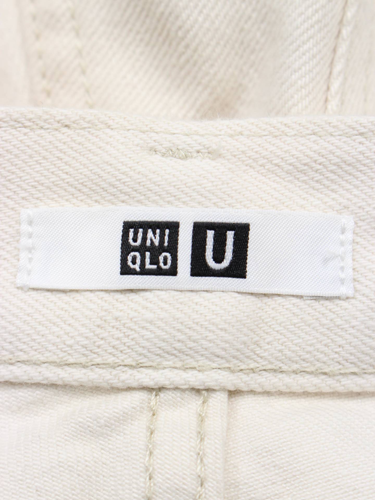 UNIQUE/デニムパンツ/パンツ/ホワイト/U