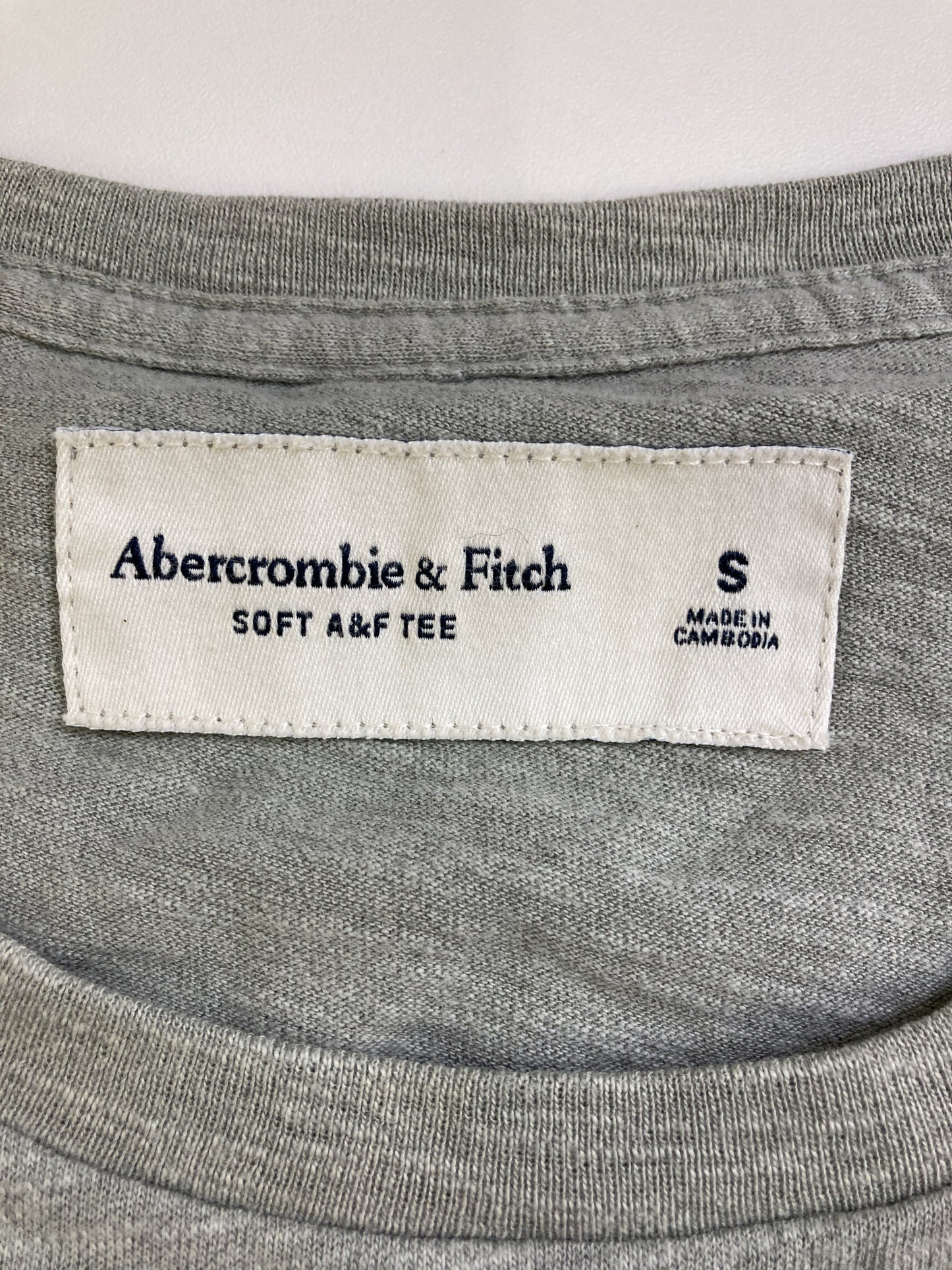 Abercrombie&Fitch/アバクロンビーアンドフィッチ/Tシャツ/カットソー/トップス/グレー/S