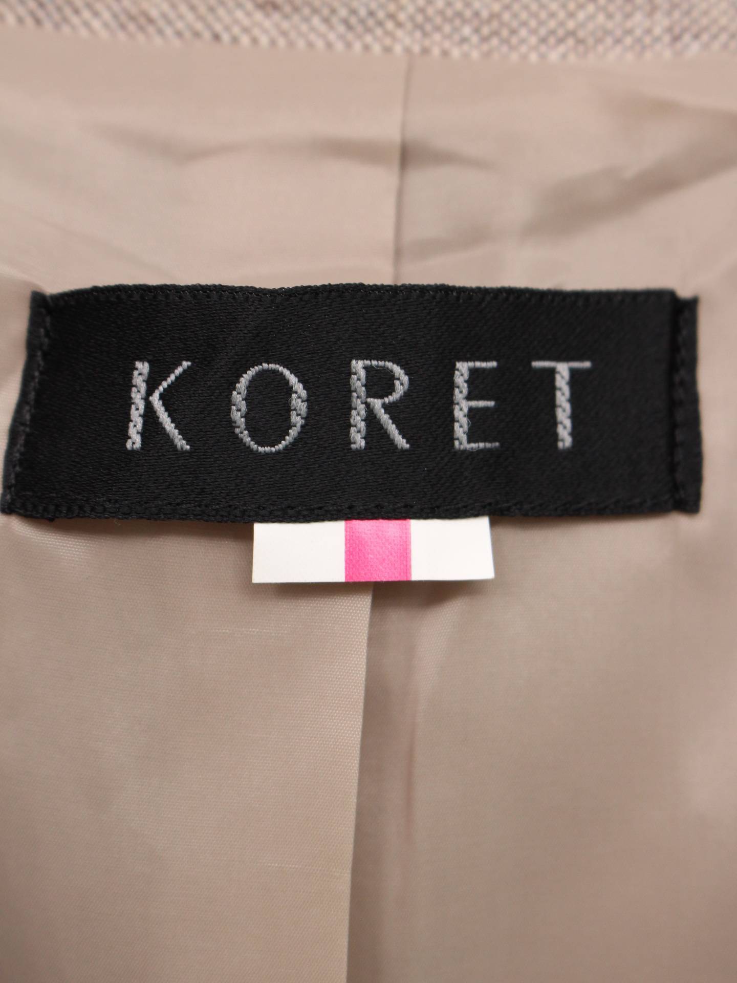 KORET/テーラードジャケット/ジャケット/アウター/ベージュ