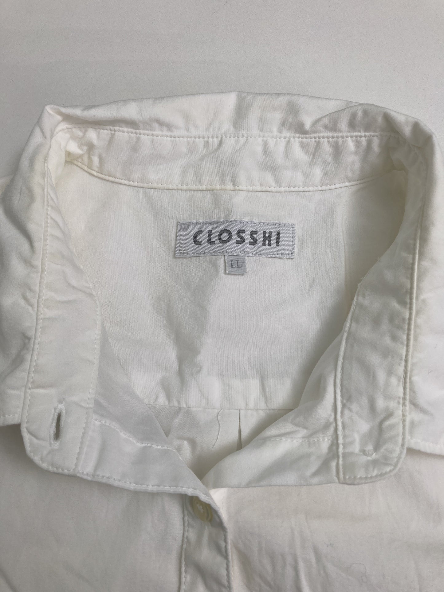 CLOSSHI/クロッシー/シャツ/ブラウス/トップス/ホワイト/LL