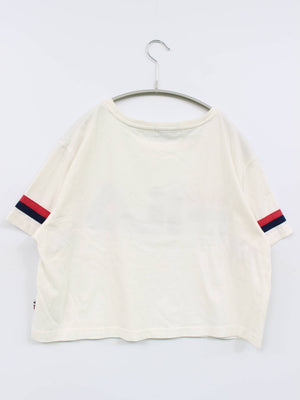 FILA/フィラ/Tシャツ/カットソー/トップス/アイボリー/M