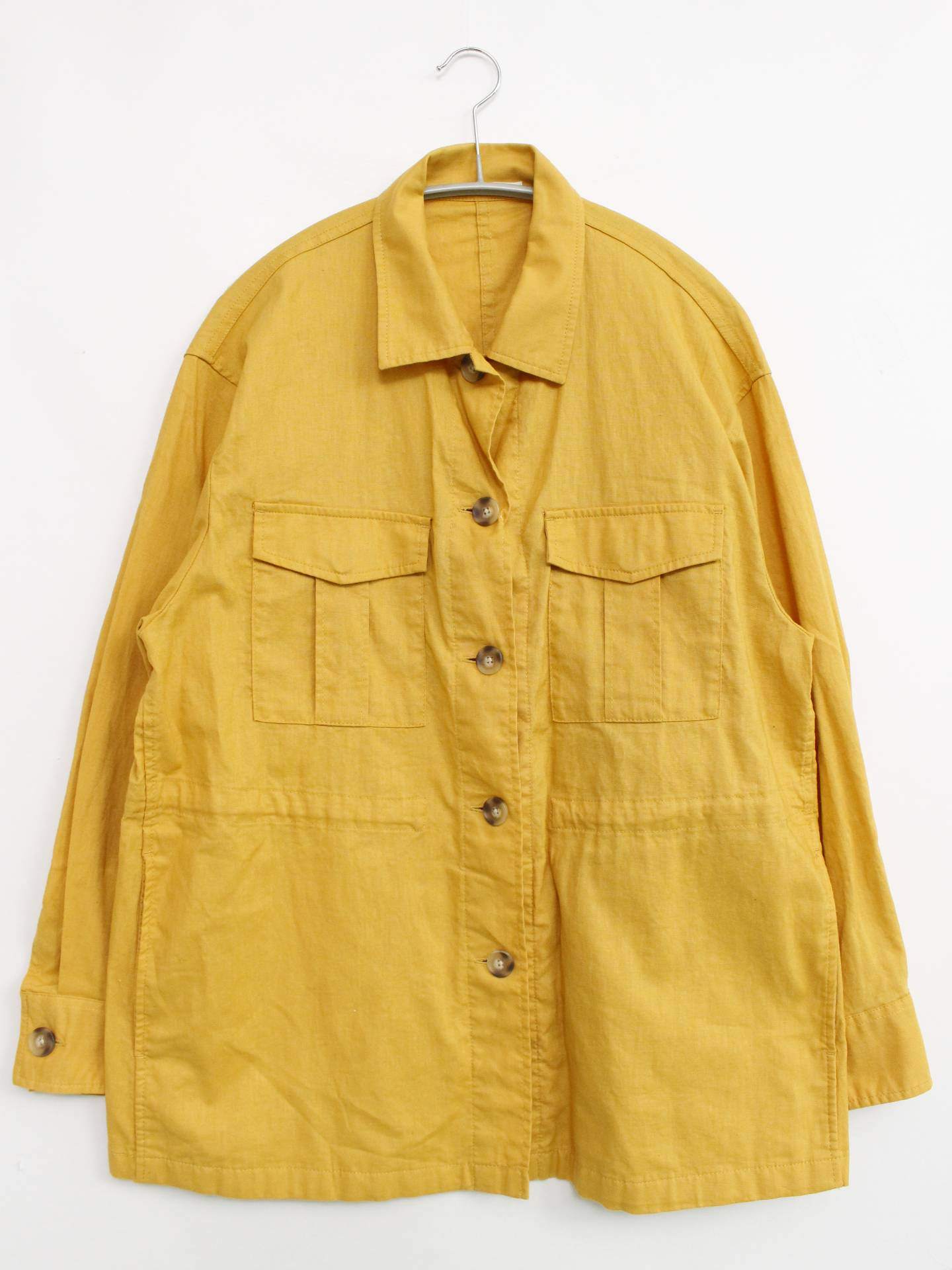 UNIQLO/シャツ/ブラウス/トップス/イエロー/M