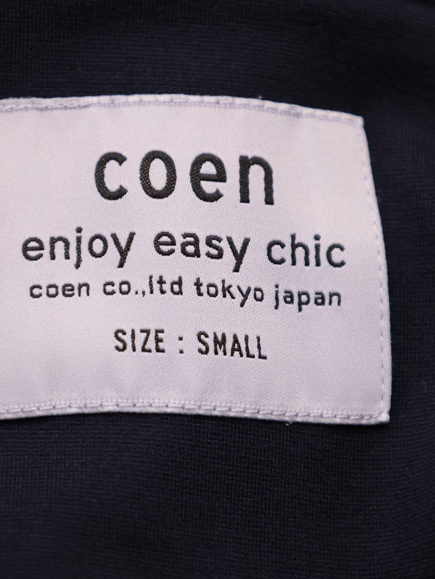 coen/テーラードジャケット/ジャケット/アウター/ブラック/SMALL