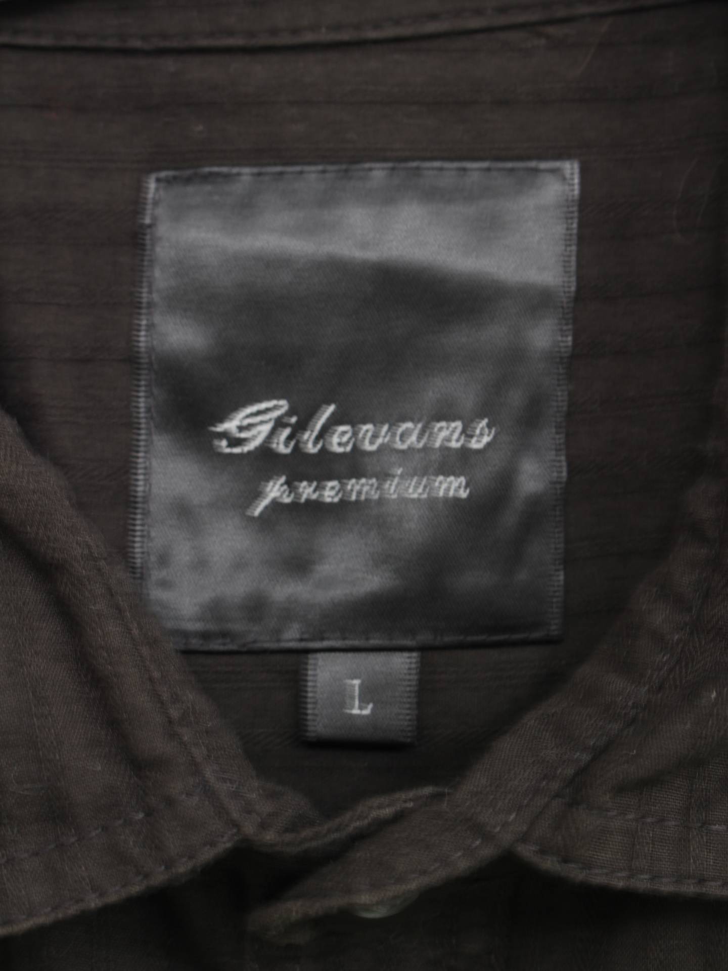 Gilevans/シャツ/ブラウス/トップス/ブラック/L