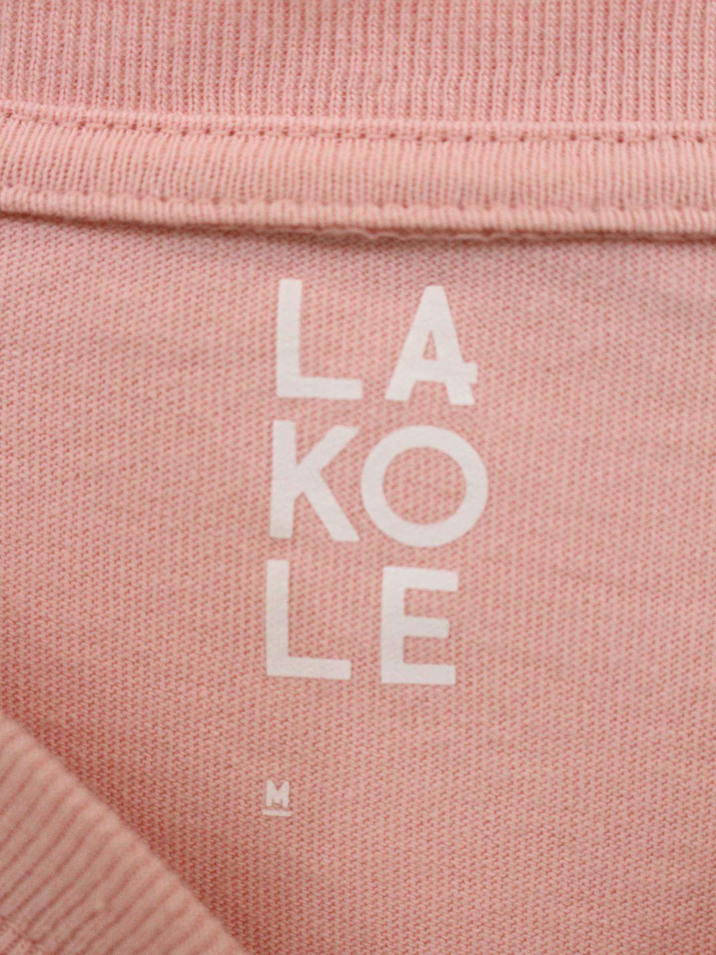 LAKOLE/Tシャツ/カットソー/トップス/ピンク/M
