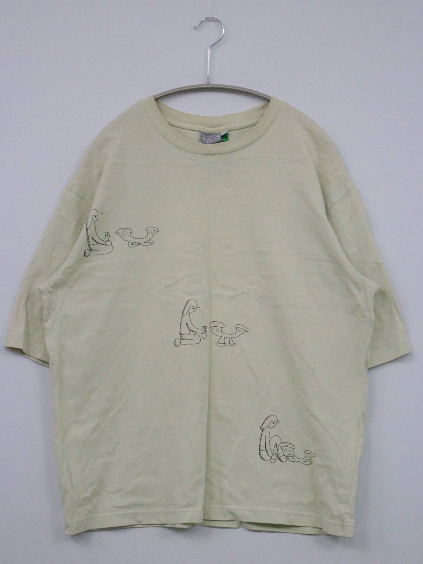 WAIT & SLEEP/Tシャツ/カットソー/トップス/アイボリー/L