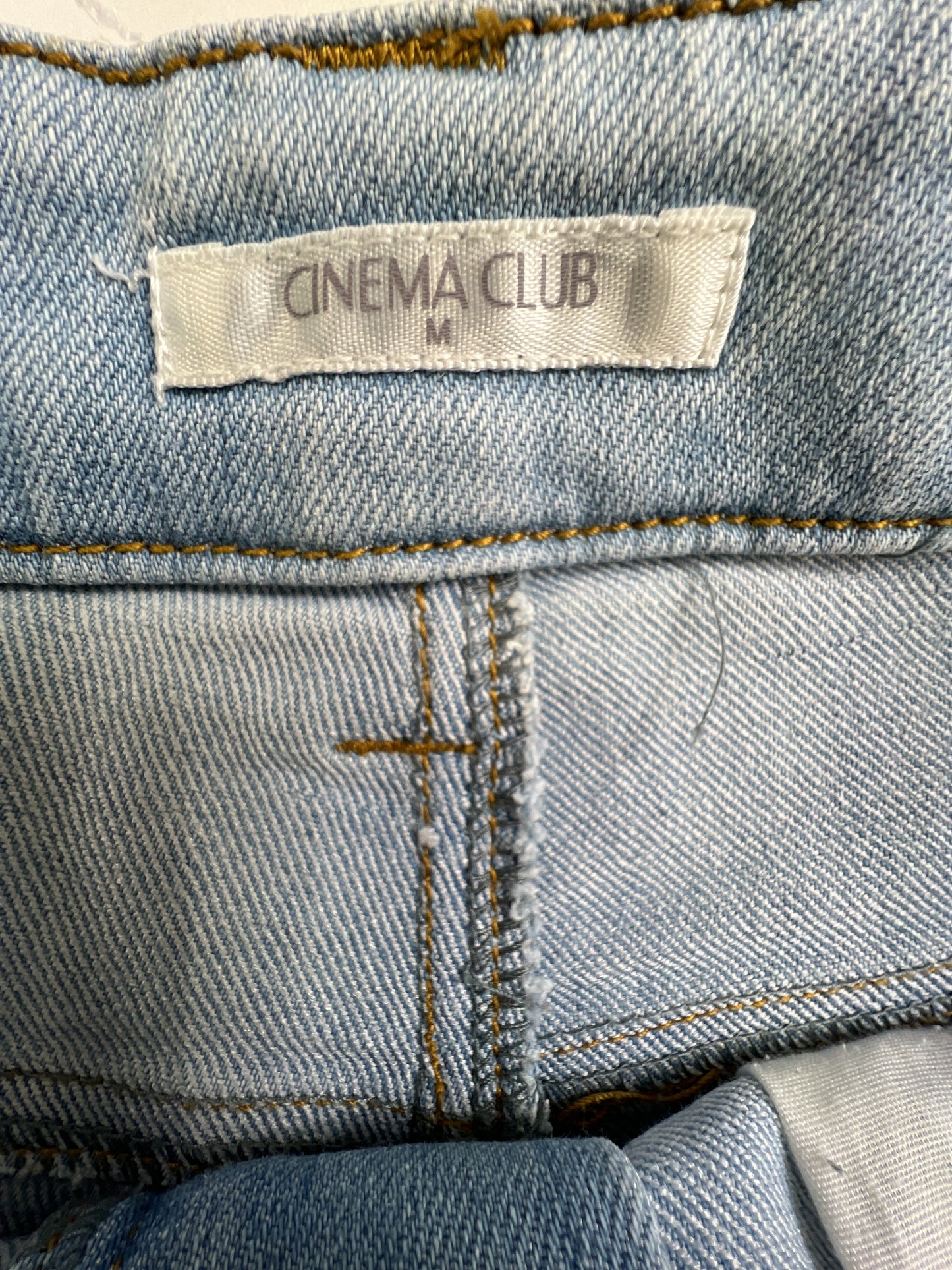CINEMA CLUB/シネマクラブ/デニムパンツ/パンツ/スカイブルー/M